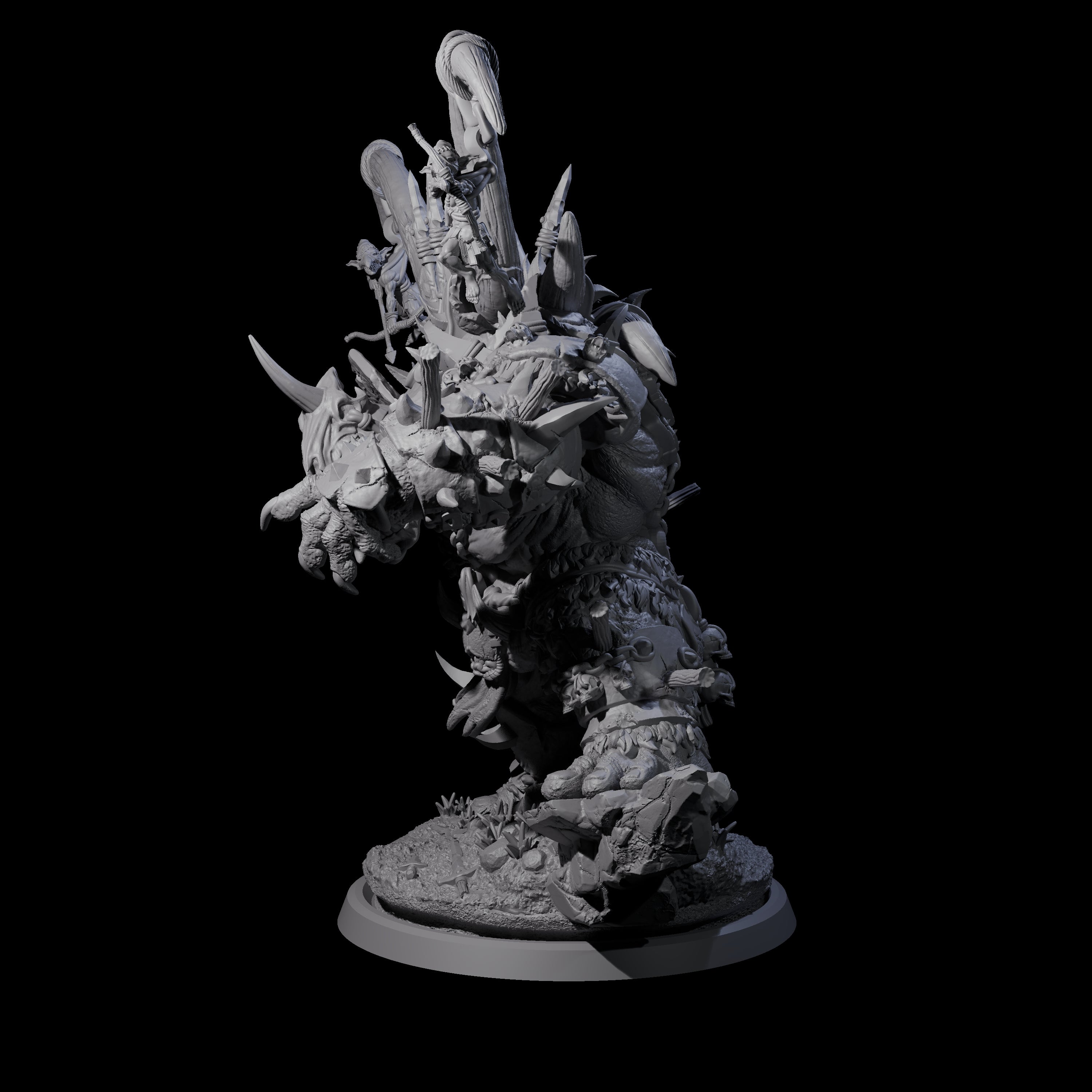 Hulking Ogre Juggernaut C Miniature for Dungeons and Dragons, Pathfinder or other TTRPGs