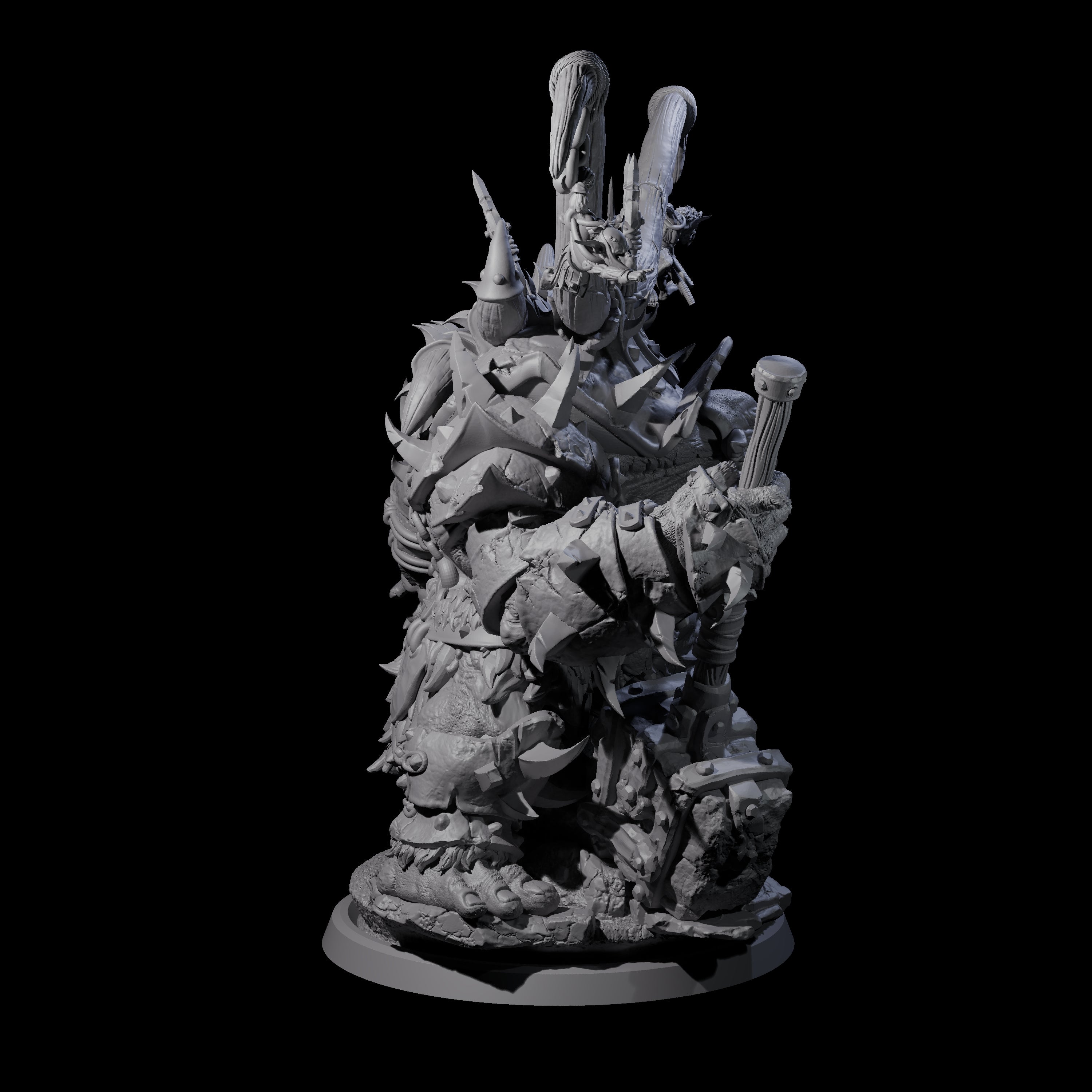 Hulking Ogre Juggernaut D Miniature for Dungeons and Dragons, Pathfinder or other TTRPGs