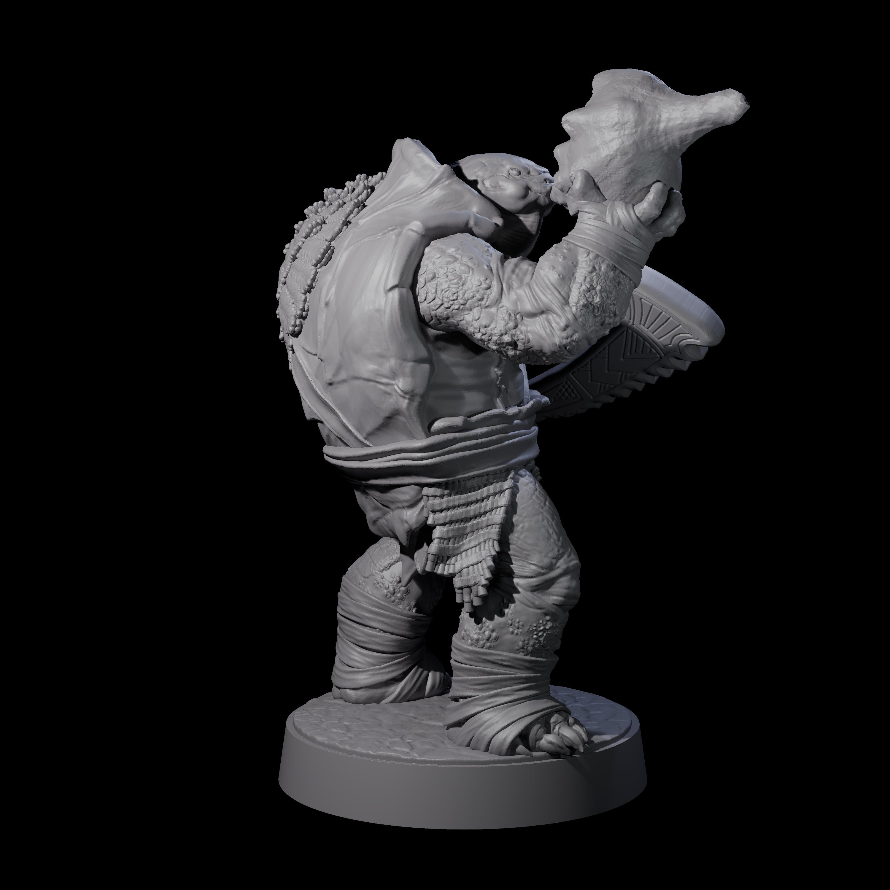 Hulking Skum Brute B Miniature for Dungeons and Dragons, Pathfinder or other TTRPGs