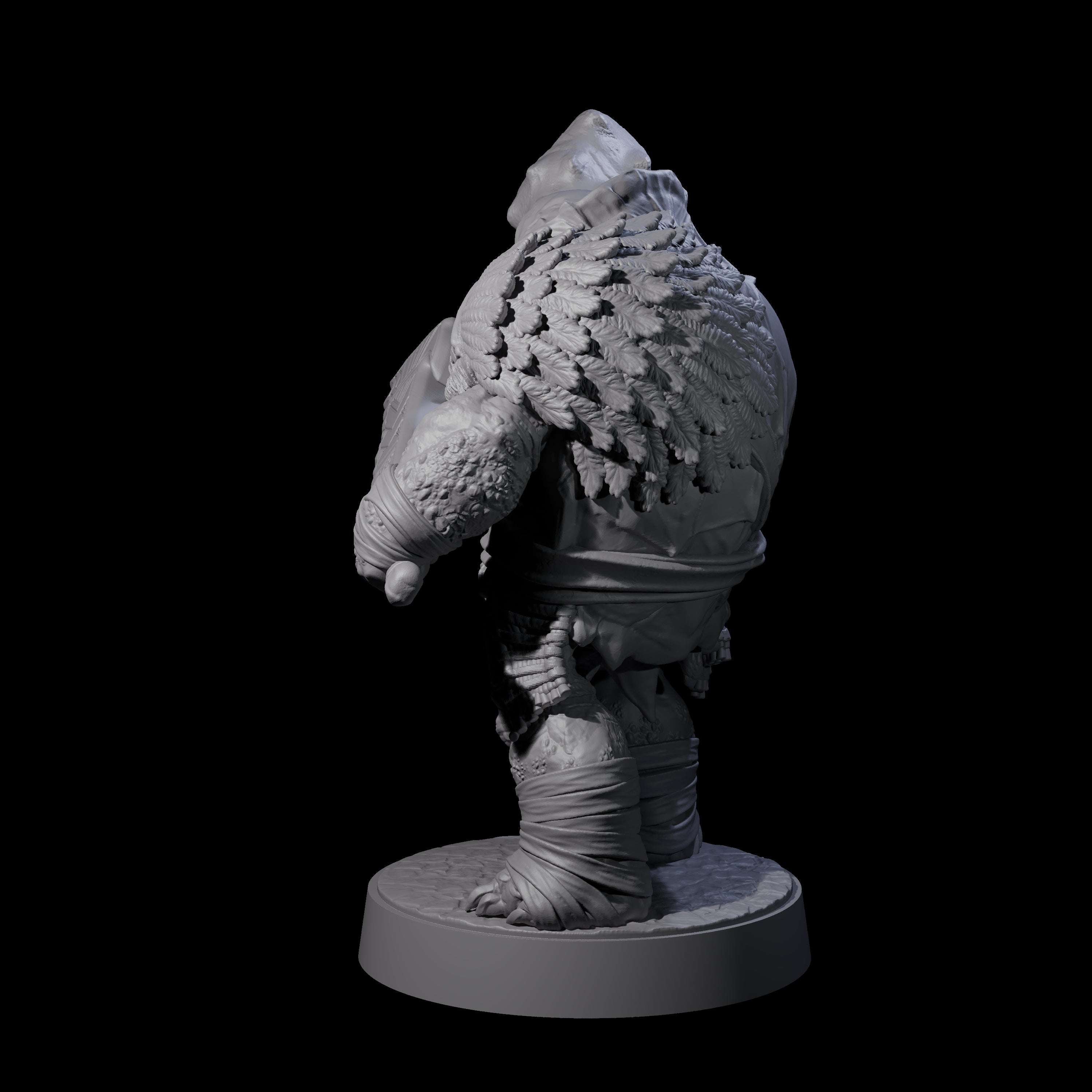 Hulking Skum Brute B Miniature for Dungeons and Dragons, Pathfinder or other TTRPGs