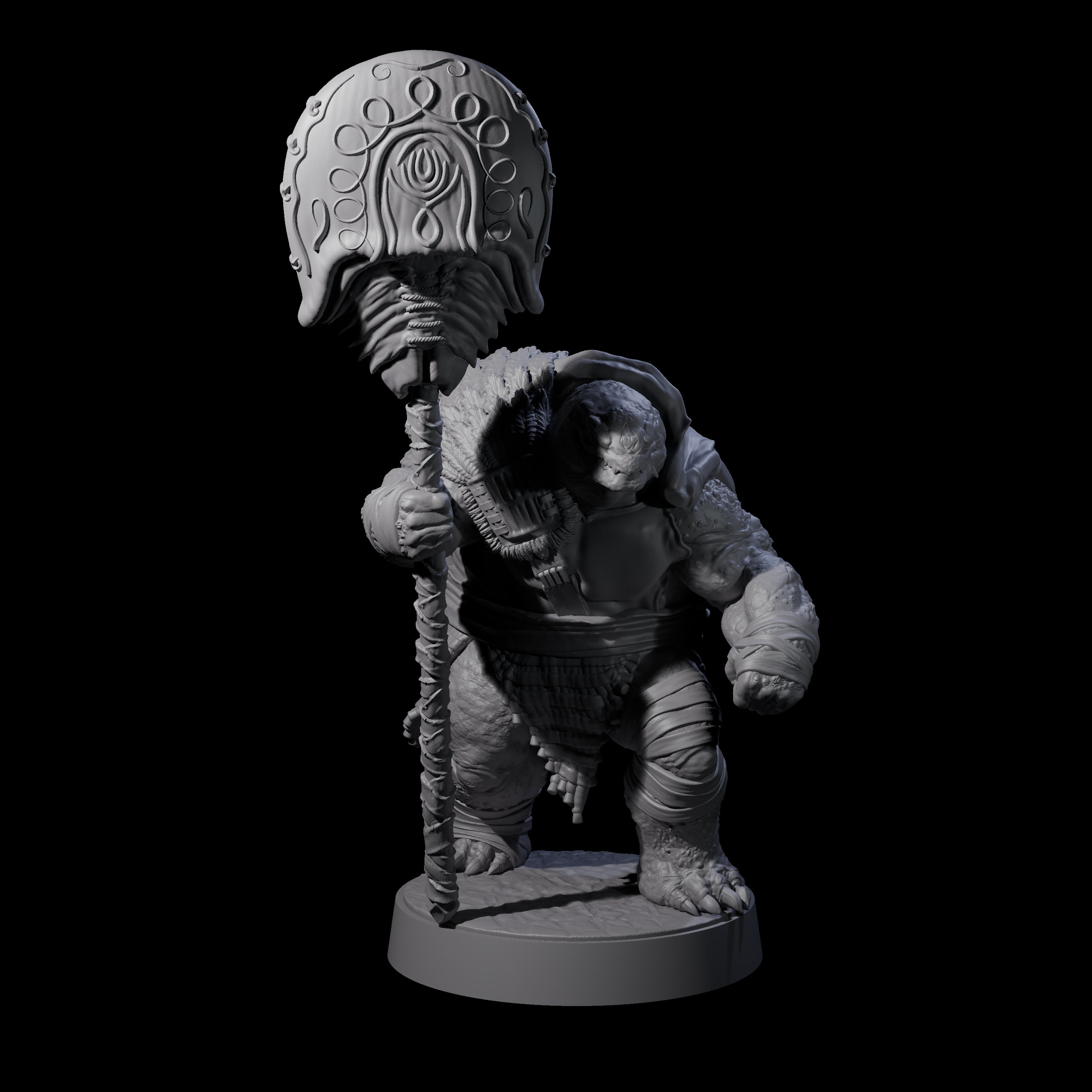 Hulking Skum Brute C Miniature for Dungeons and Dragons, Pathfinder or other TTRPGs