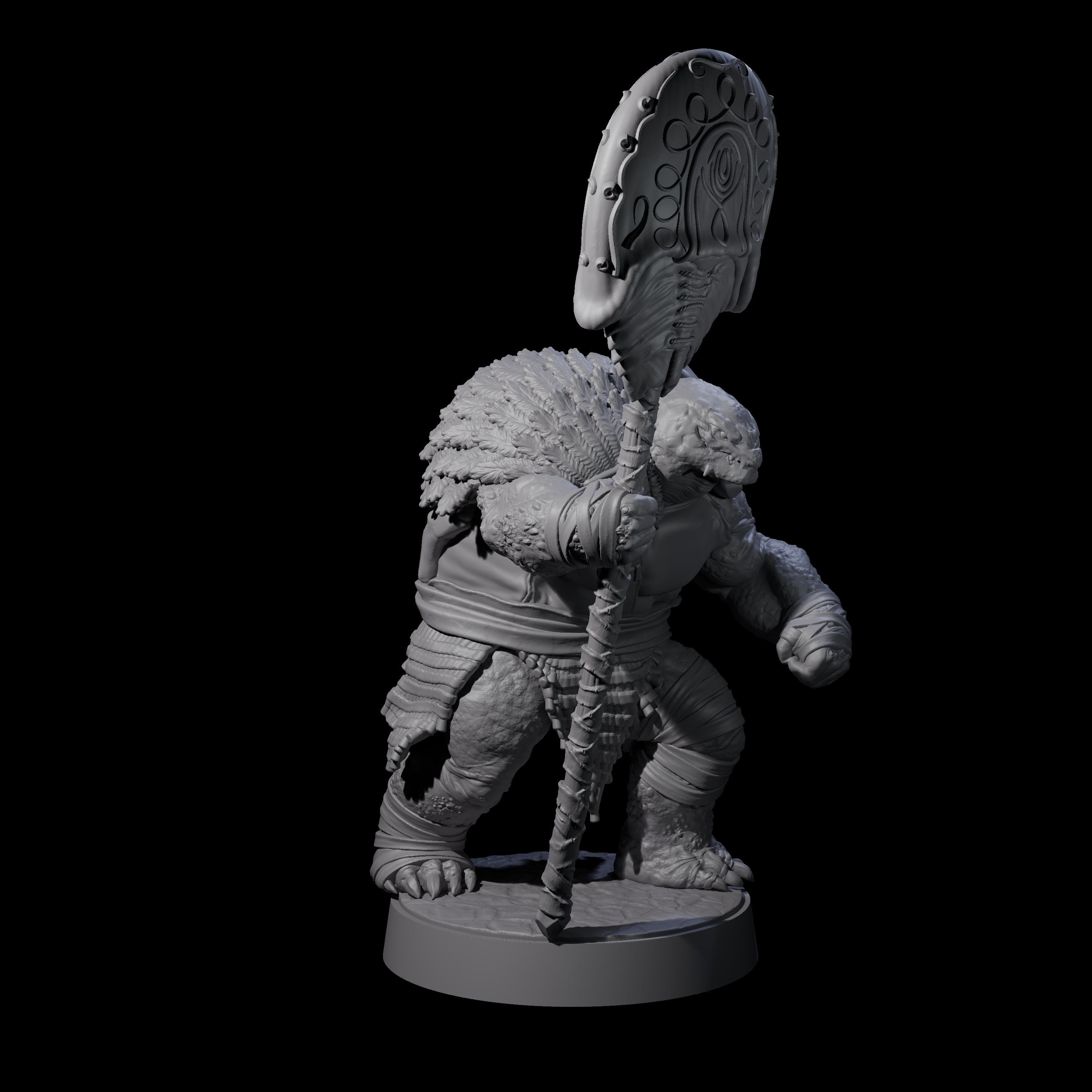 Hulking Skum Brute C Miniature for Dungeons and Dragons, Pathfinder or other TTRPGs