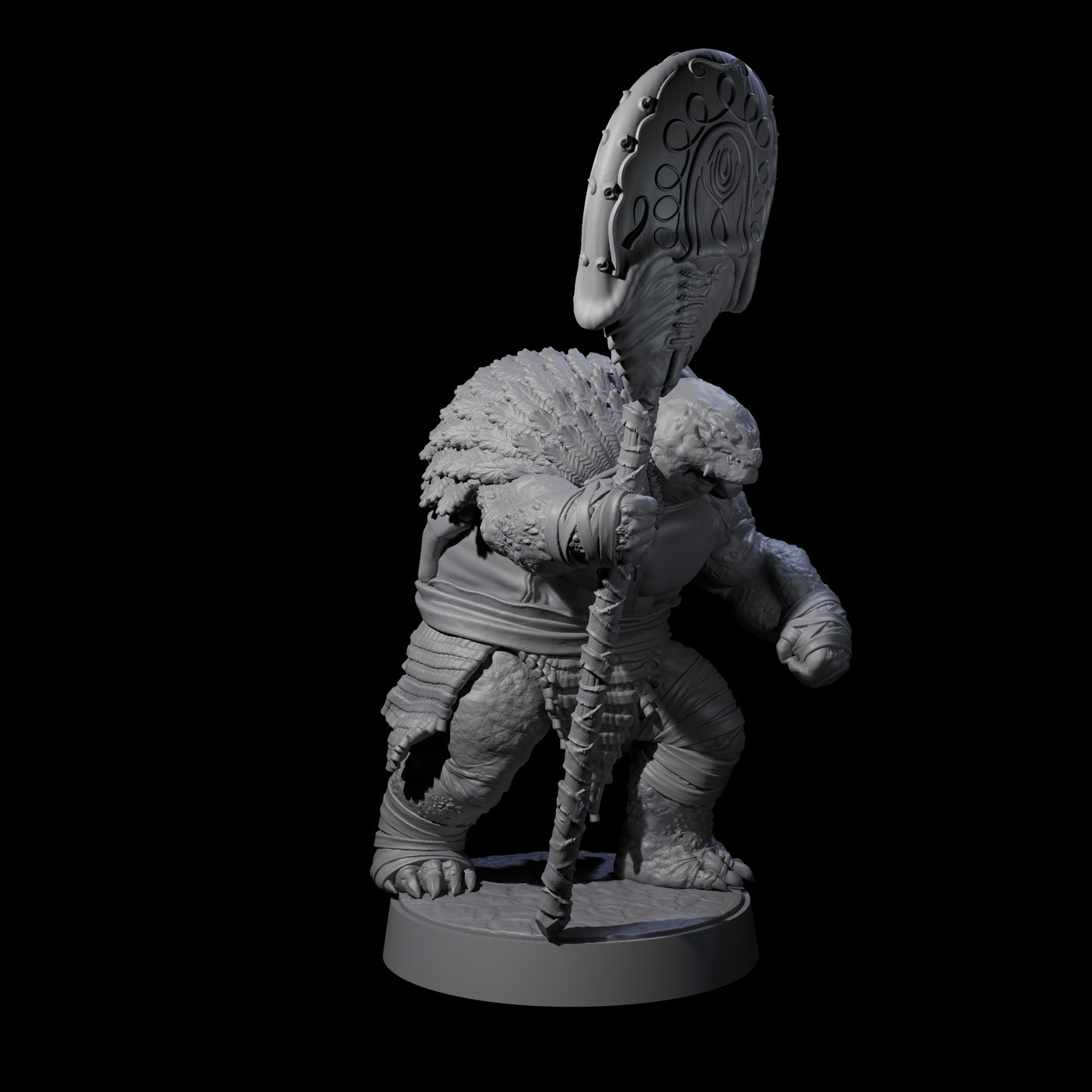 Hulking Skum Brute C Miniature for Dungeons and Dragons, Pathfinder or other TTRPGs