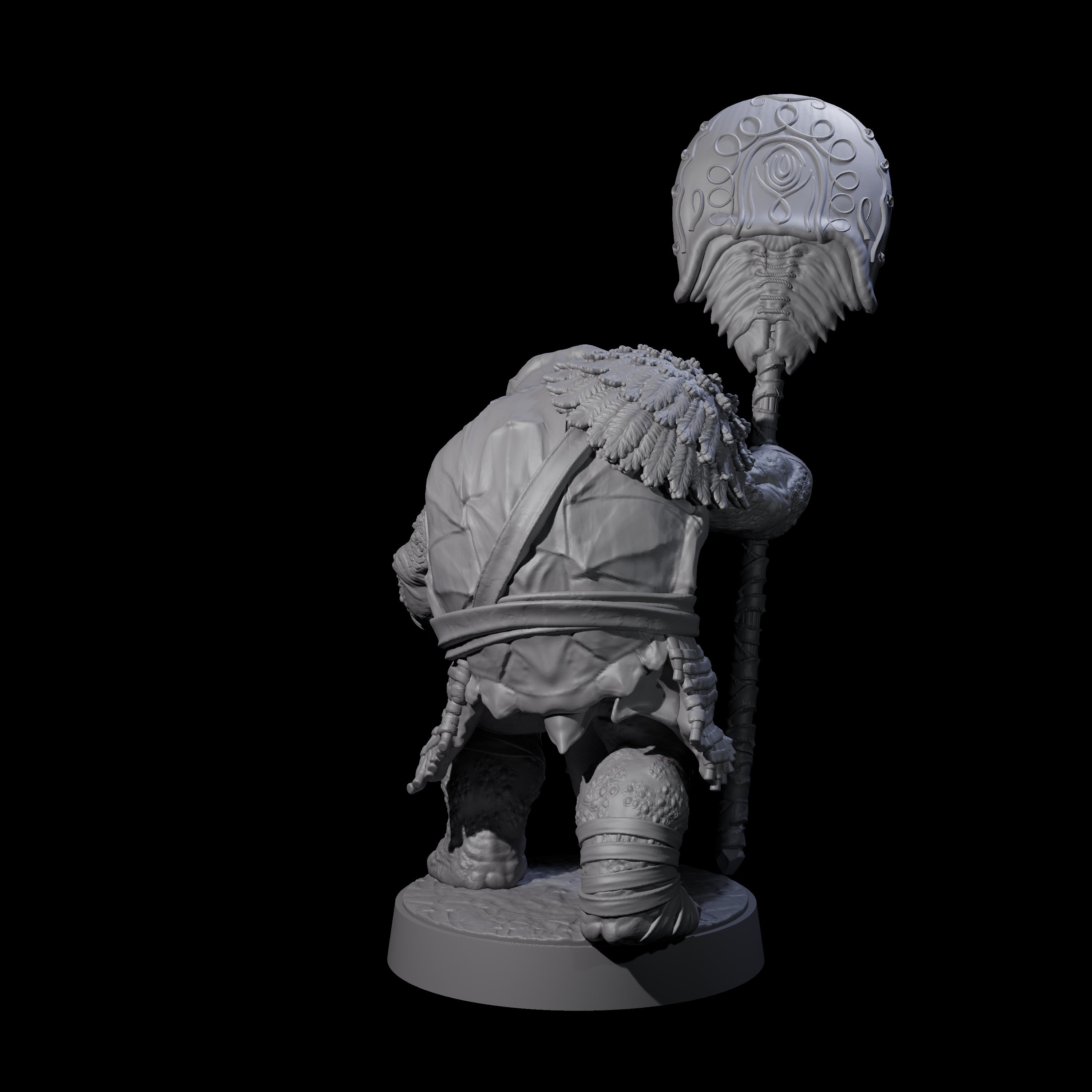 Hulking Skum Brute C Miniature for Dungeons and Dragons, Pathfinder or other TTRPGs