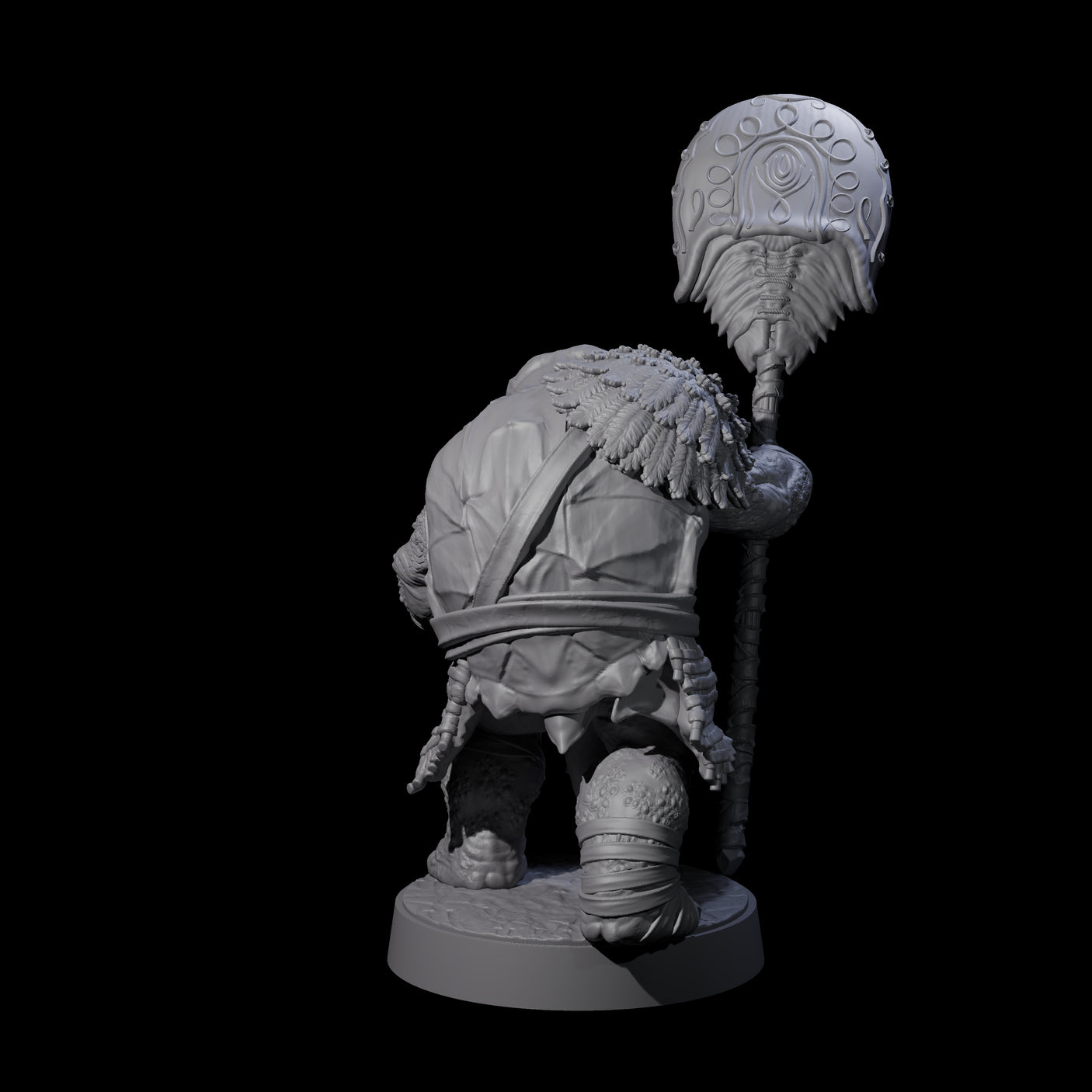 Hulking Skum Brute C Miniature for Dungeons and Dragons, Pathfinder or other TTRPGs