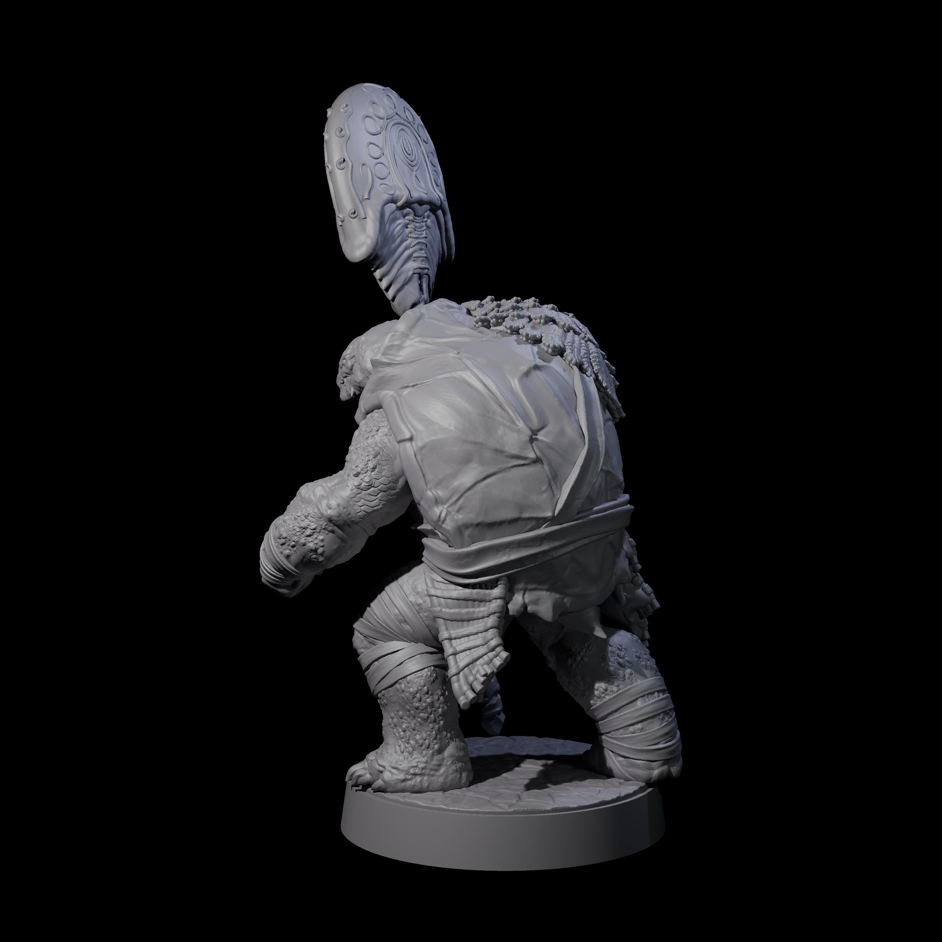 Hulking Skum Brute C Miniature for Dungeons and Dragons, Pathfinder or other TTRPGs