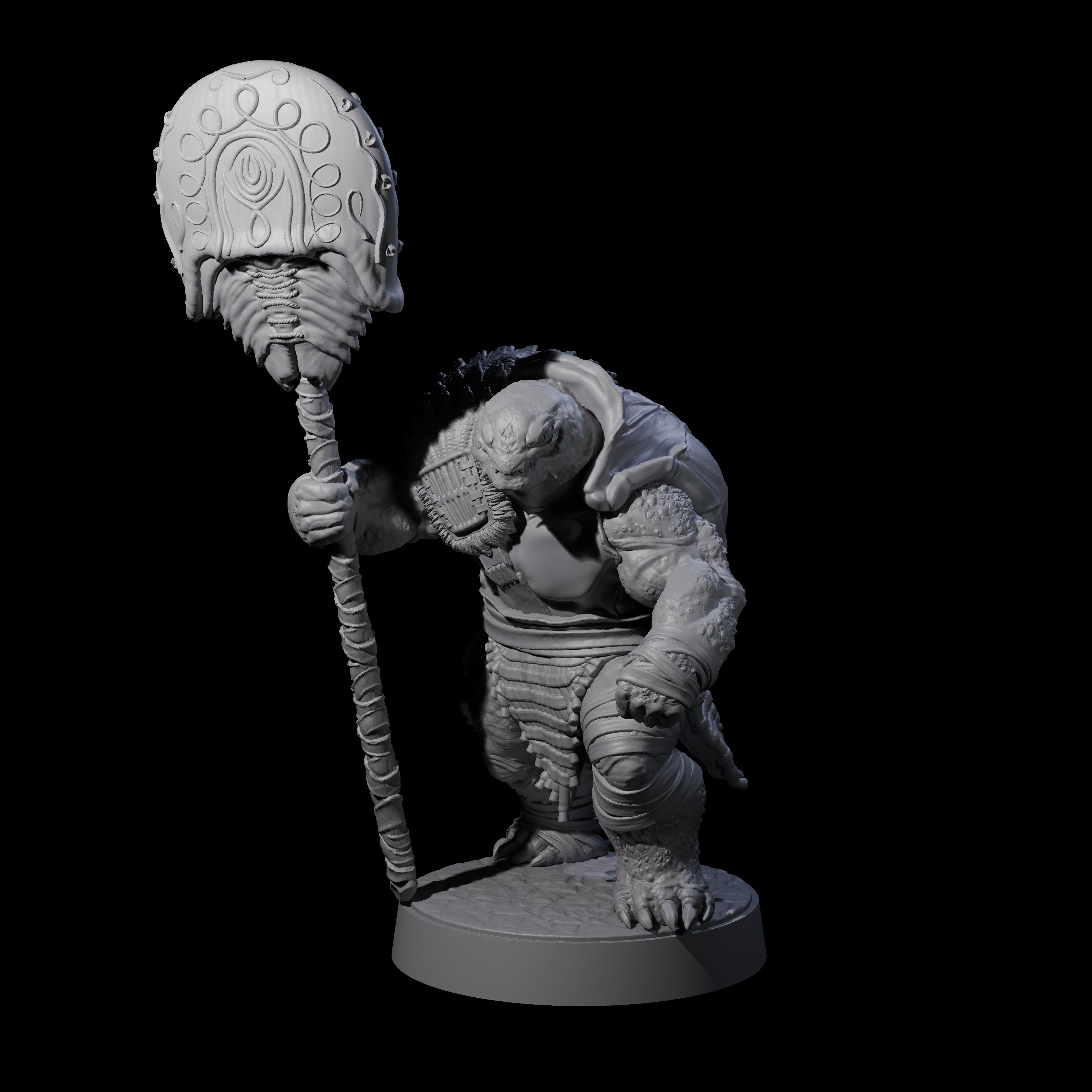 Hulking Skum Brute C Miniature for Dungeons and Dragons, Pathfinder or other TTRPGs