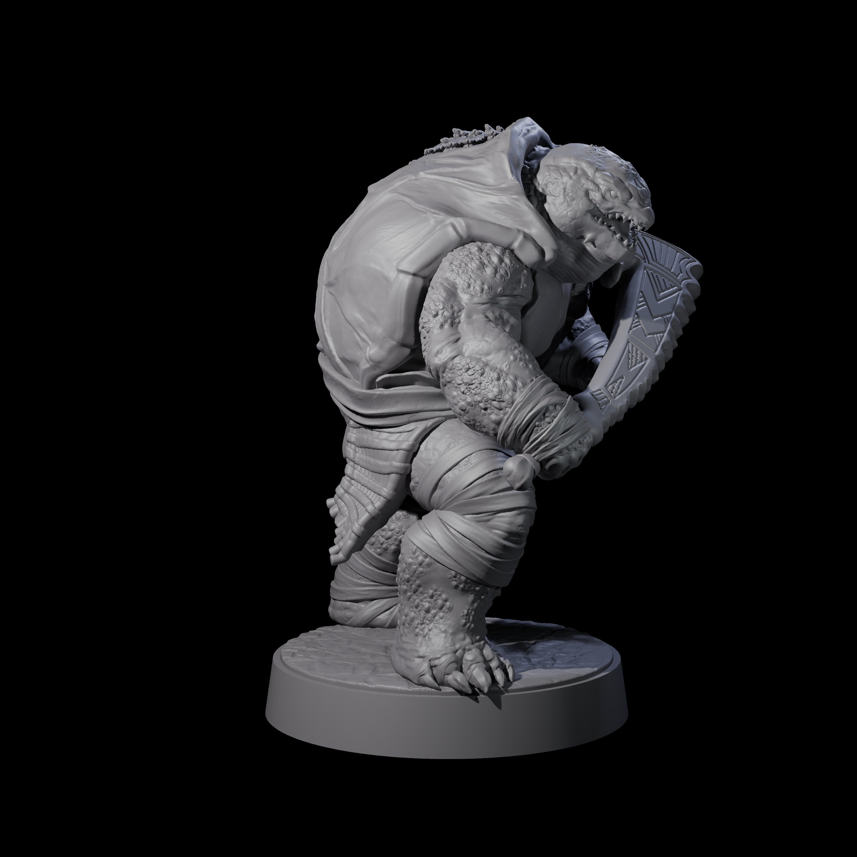 Hulking Skum Brute D Miniature for Dungeons and Dragons, Pathfinder or other TTRPGs