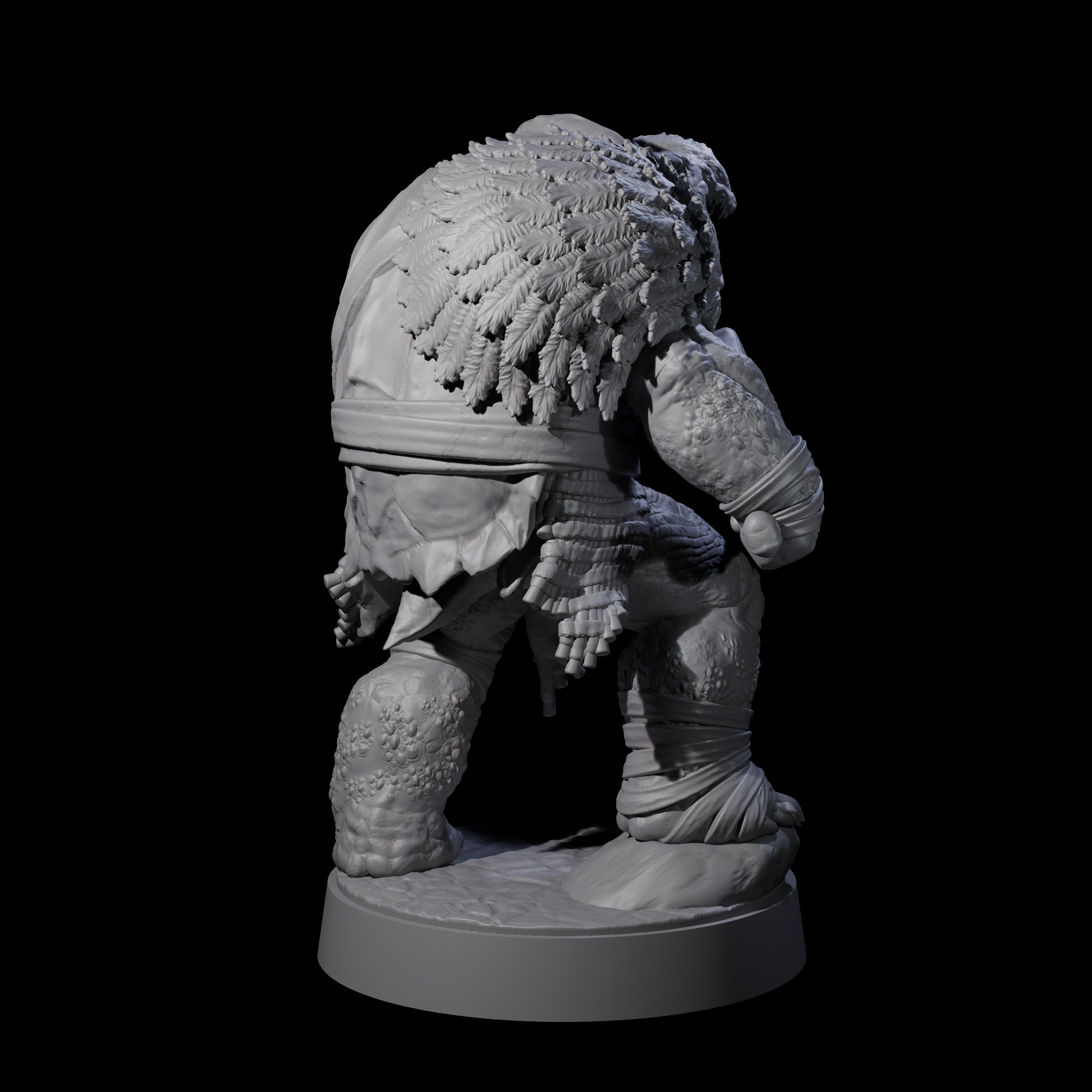 Hulking Skum Brute E Miniature for Dungeons and Dragons, Pathfinder or other TTRPGs