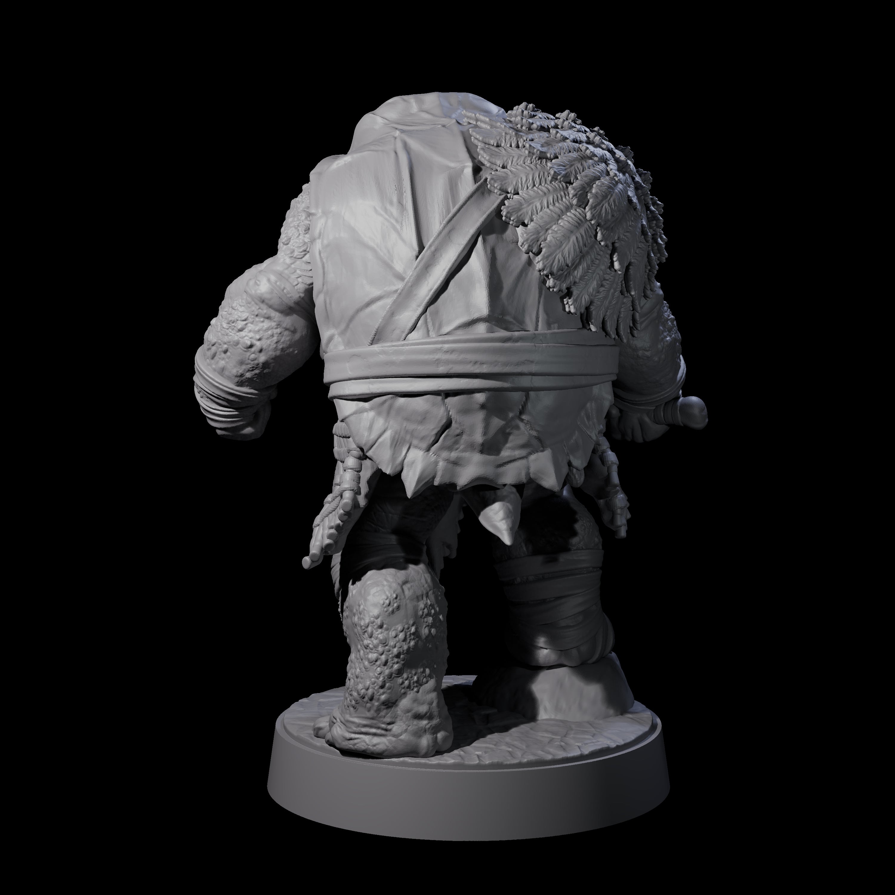 Hulking Skum Brute E Miniature for Dungeons and Dragons, Pathfinder or other TTRPGs