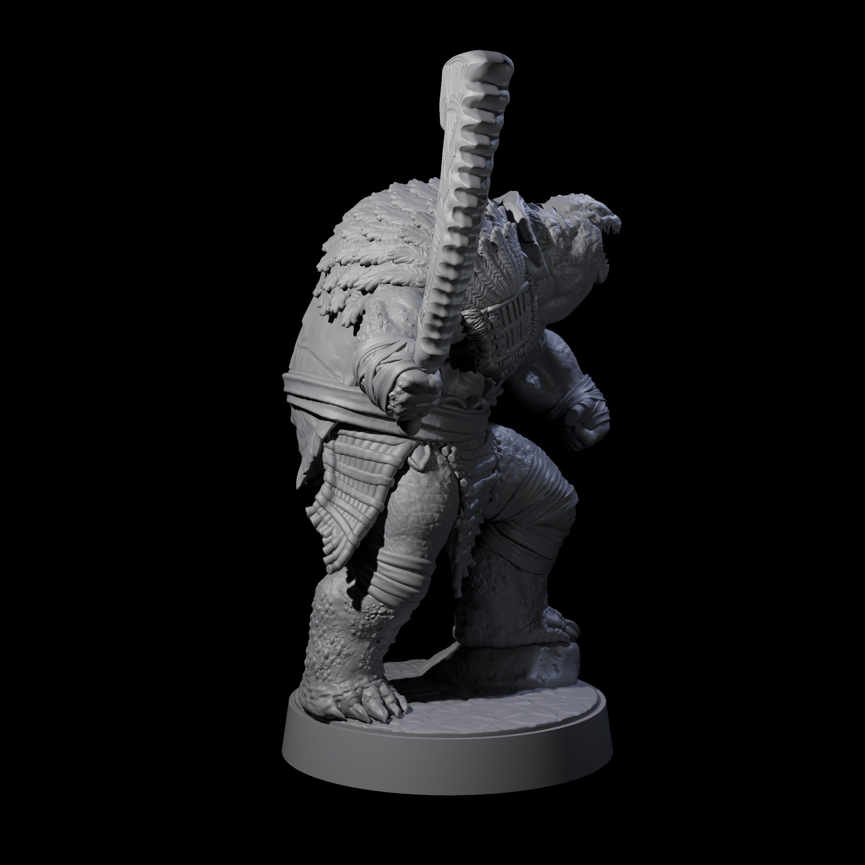 Hulking Skum Brute G Miniature for Dungeons and Dragons, Pathfinder or other TTRPGs