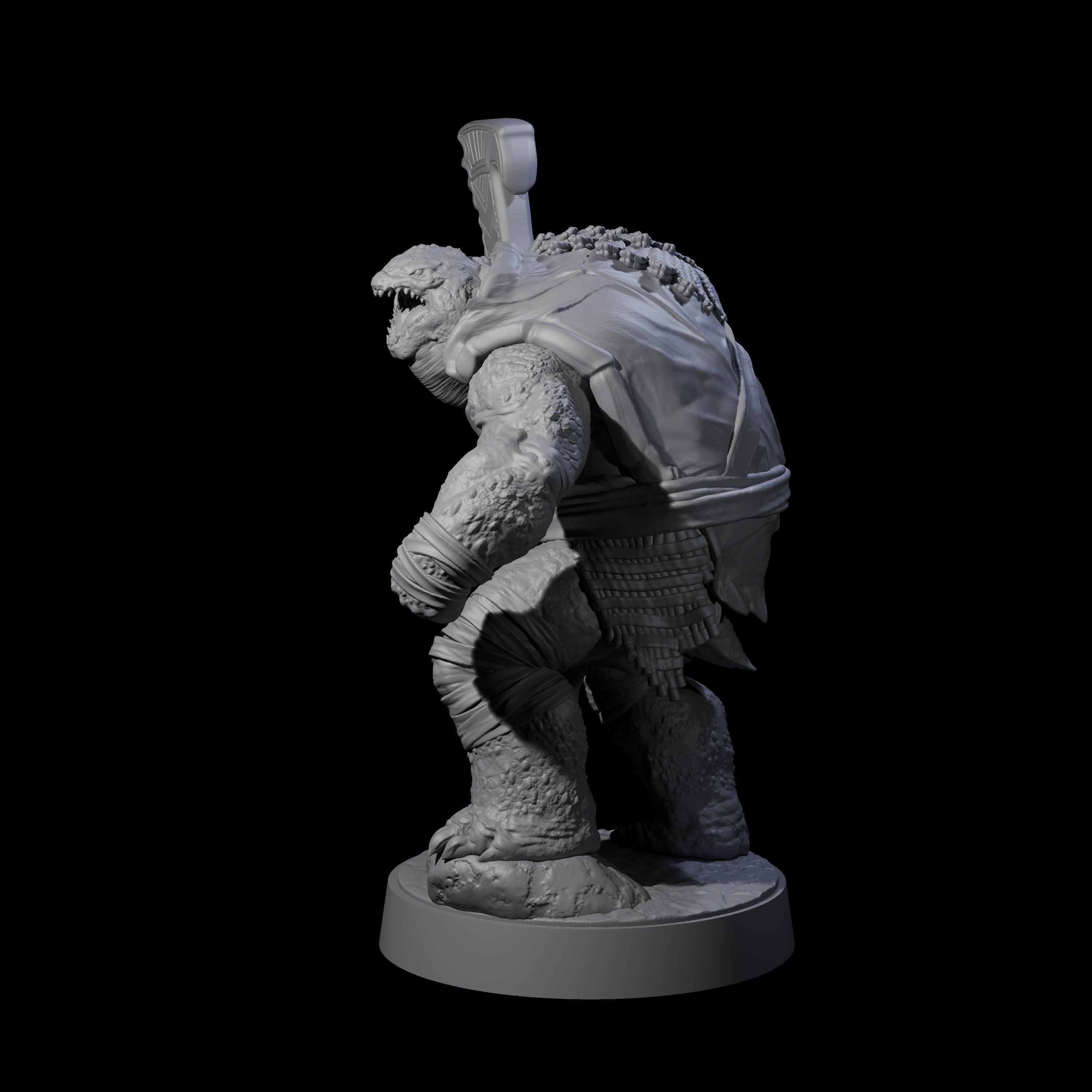 Hulking Skum Brute G Miniature for Dungeons and Dragons, Pathfinder or other TTRPGs