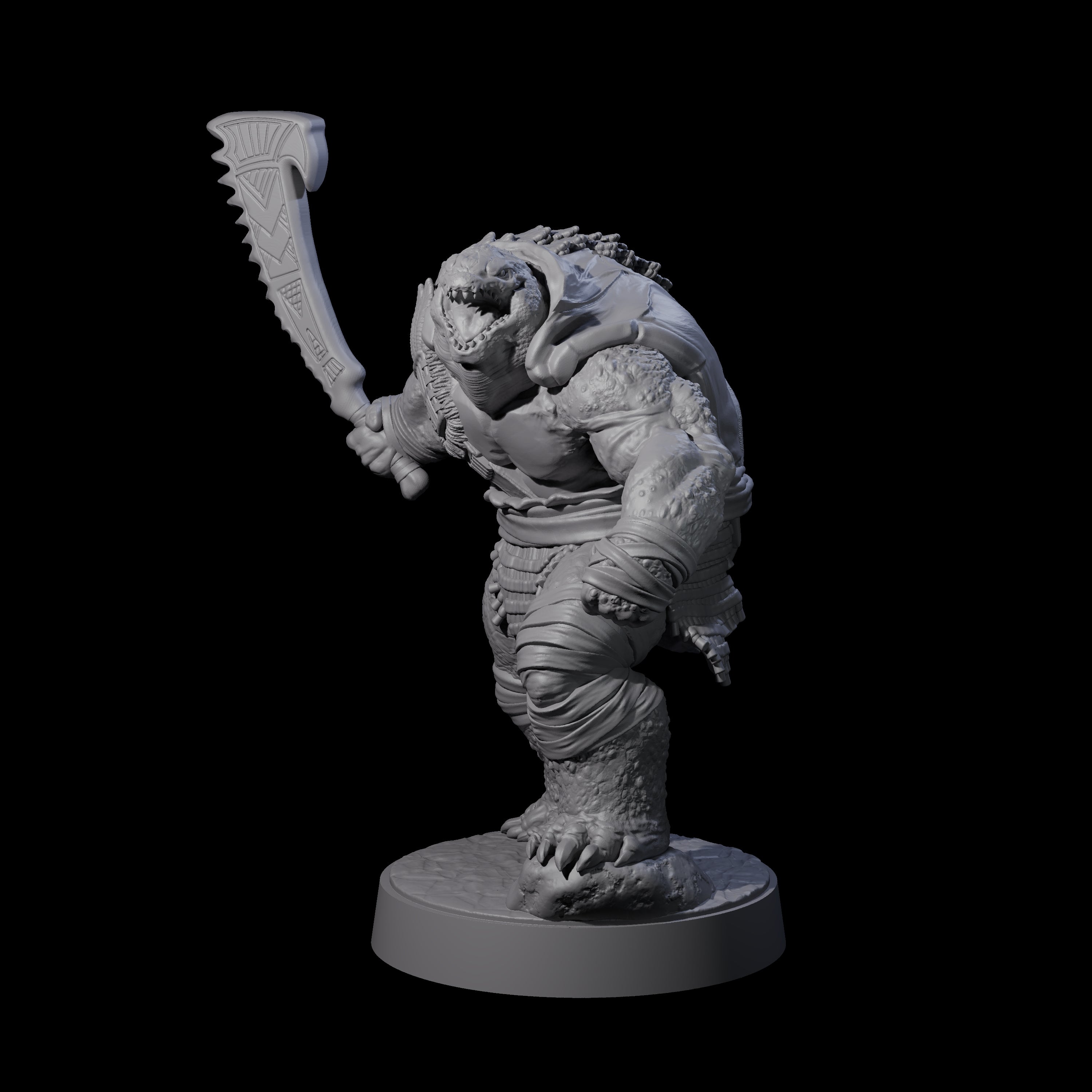 Hulking Skum Brute G Miniature for Dungeons and Dragons, Pathfinder or other TTRPGs