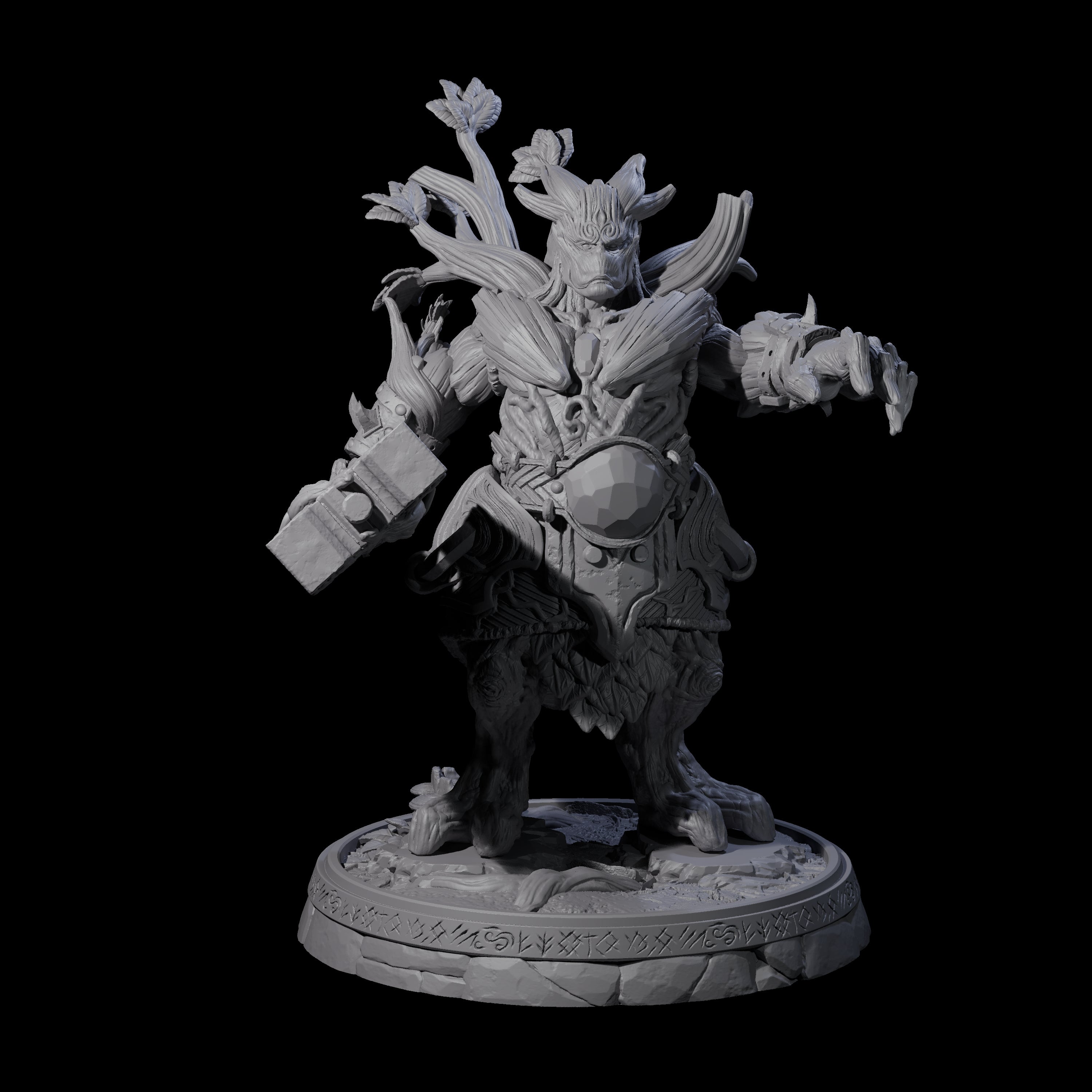 Hulking Treant Protector A Miniature for Dungeons and Dragons, Pathfinder or other TTRPGs