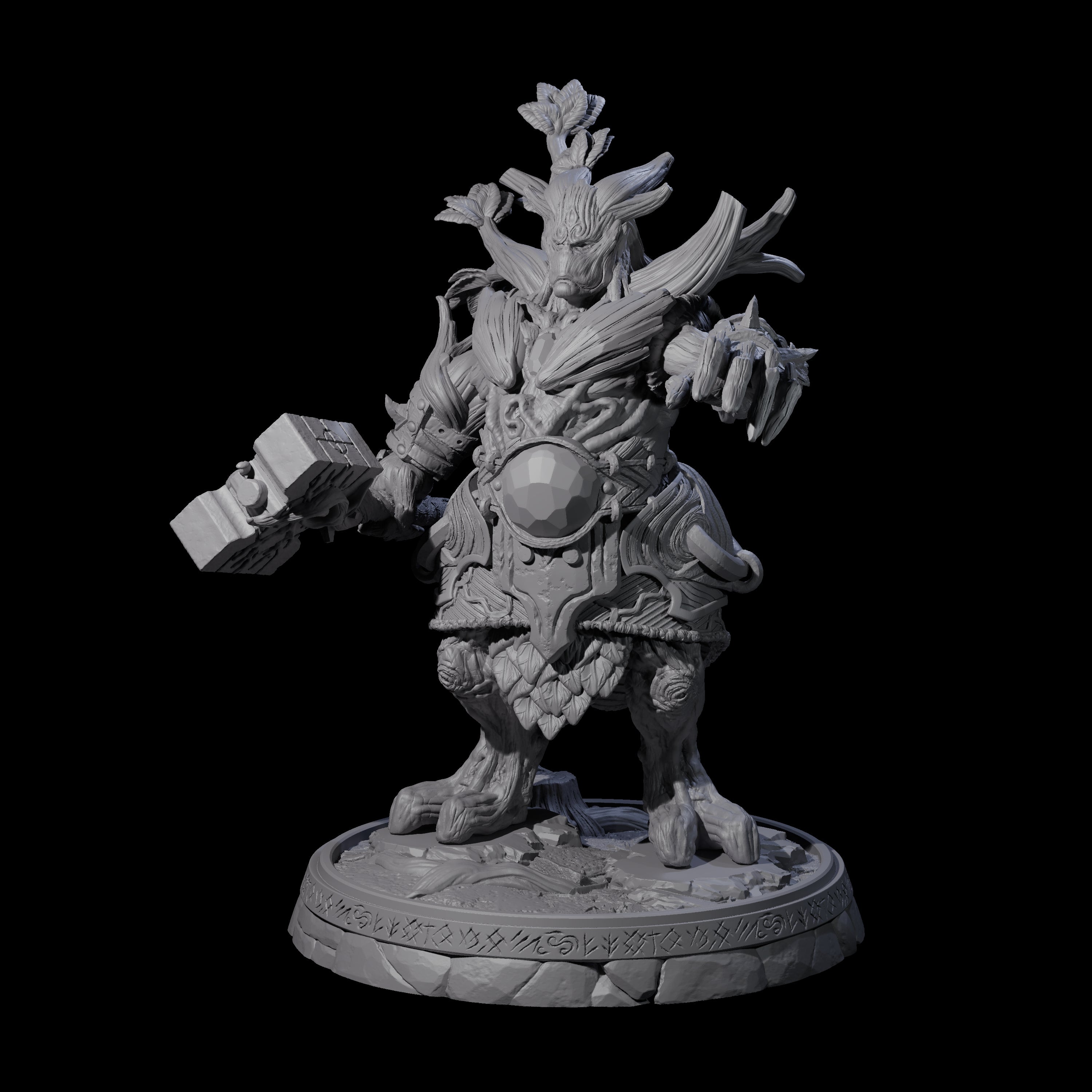 Hulking Treant Protector A Miniature for Dungeons and Dragons, Pathfinder or other TTRPGs