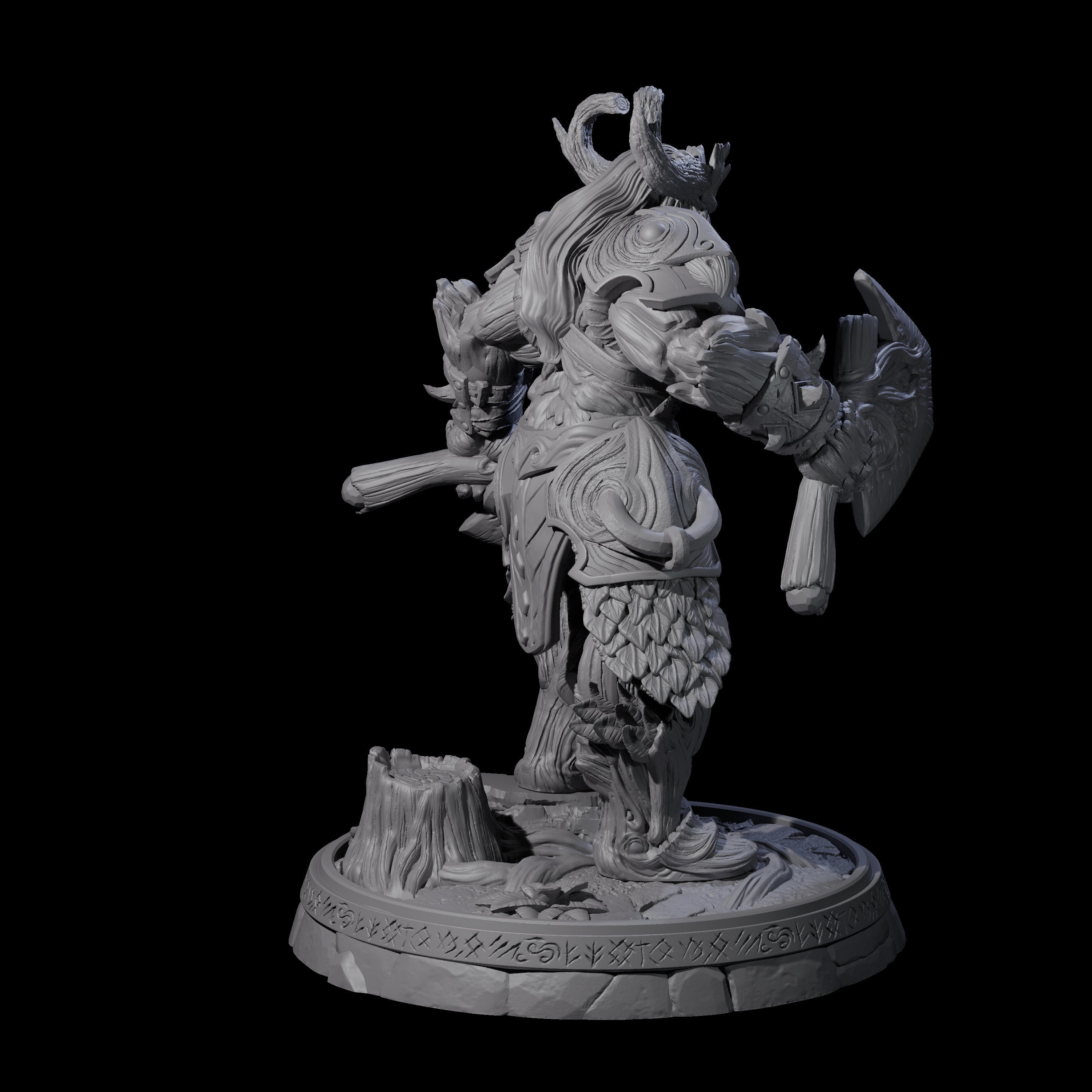Hulking Treant Protector B Miniature for Dungeons and Dragons, Pathfinder or other TTRPGs