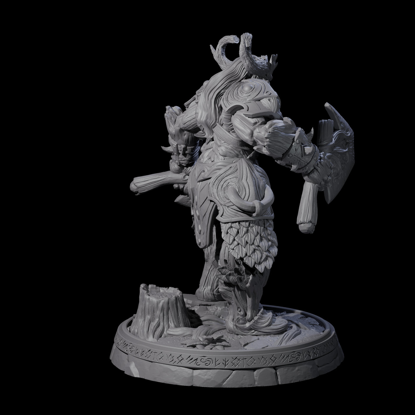 Hulking Treant Protector B Miniature for Dungeons and Dragons, Pathfinder or other TTRPGs