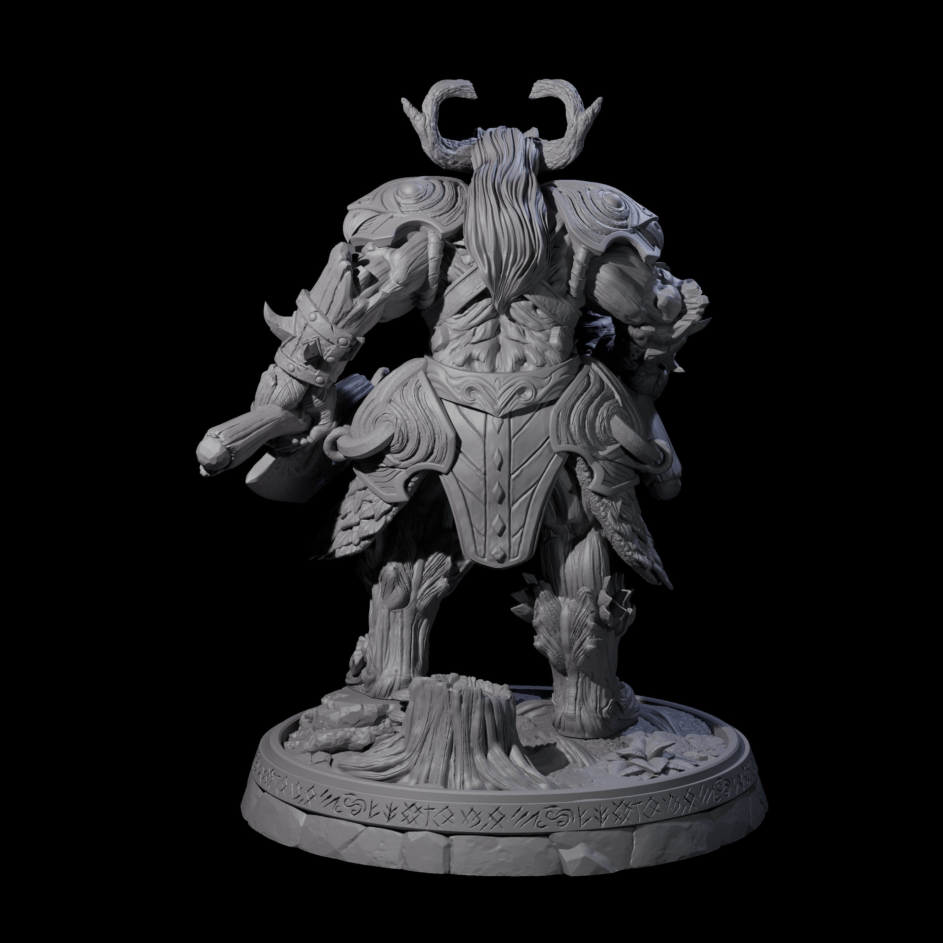 Hulking Treant Protector B Miniature for Dungeons and Dragons, Pathfinder or other TTRPGs