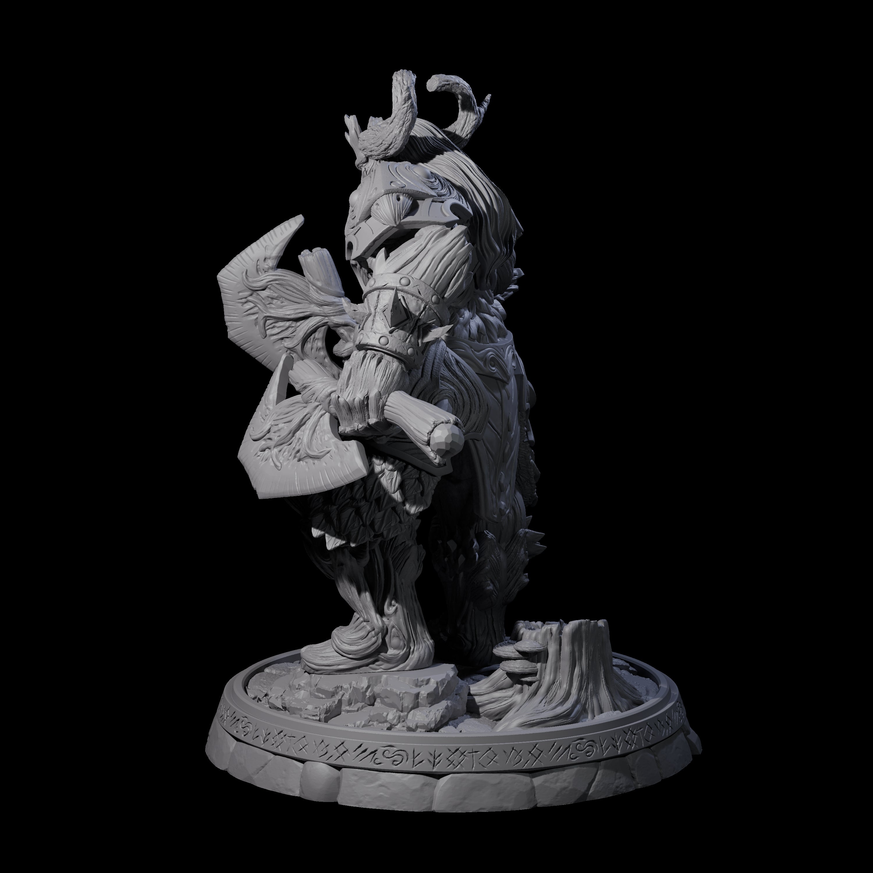 Hulking Treant Protector B Miniature for Dungeons and Dragons, Pathfinder or other TTRPGs