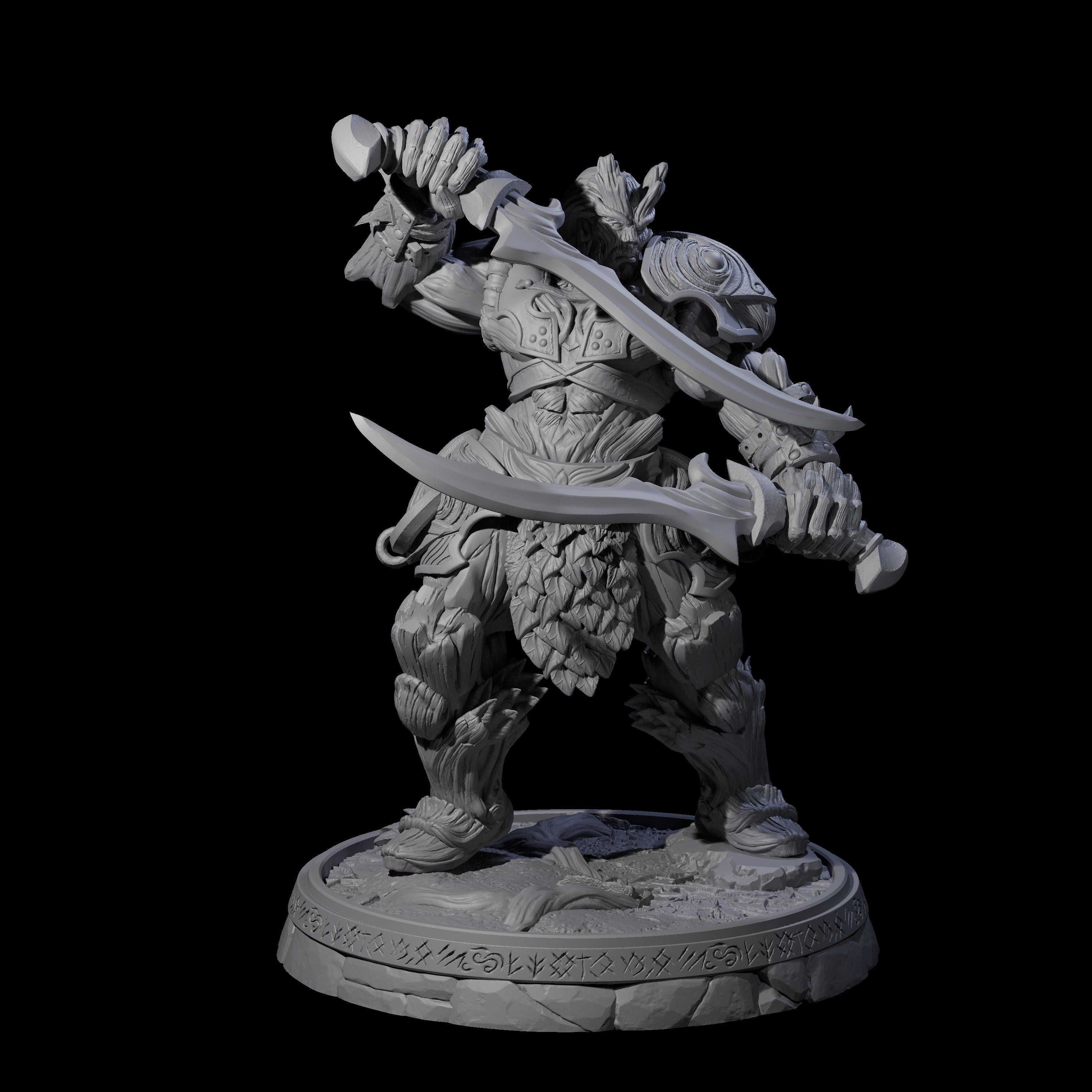 Hulking Treant Protector C Miniature for Dungeons and Dragons, Pathfinder or other TTRPGs