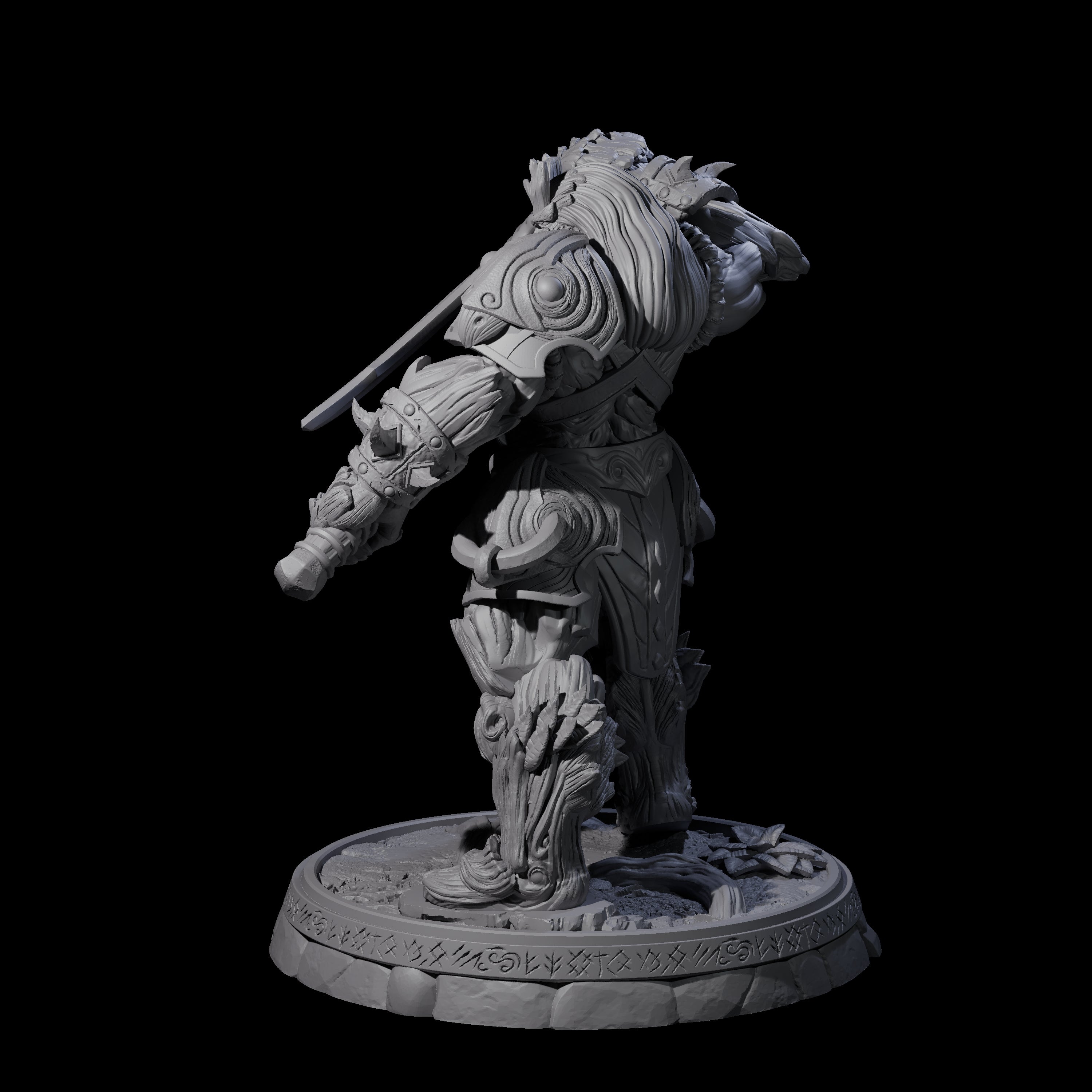 Hulking Treant Protector C Miniature for Dungeons and Dragons, Pathfinder or other TTRPGs