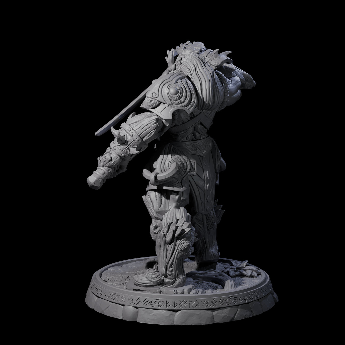 Hulking Treant Protector C Miniature for Dungeons and Dragons, Pathfinder or other TTRPGs