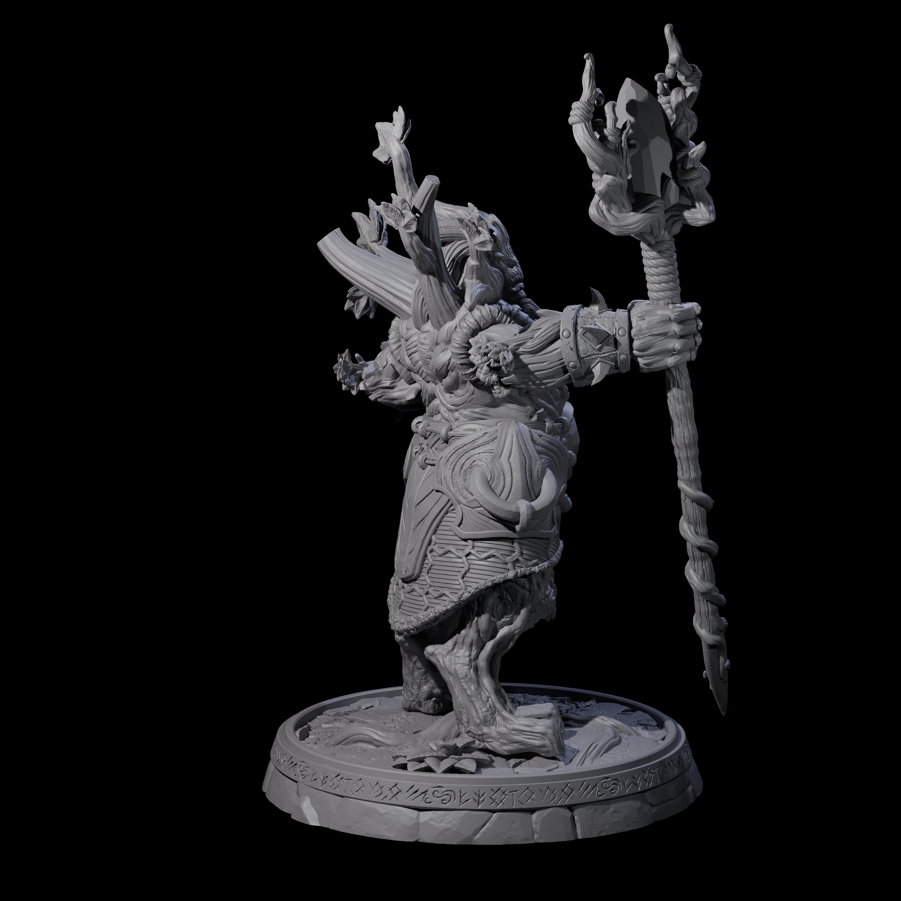 Hulking Treant Protector D Miniature for Dungeons and Dragons, Pathfinder or other TTRPGs