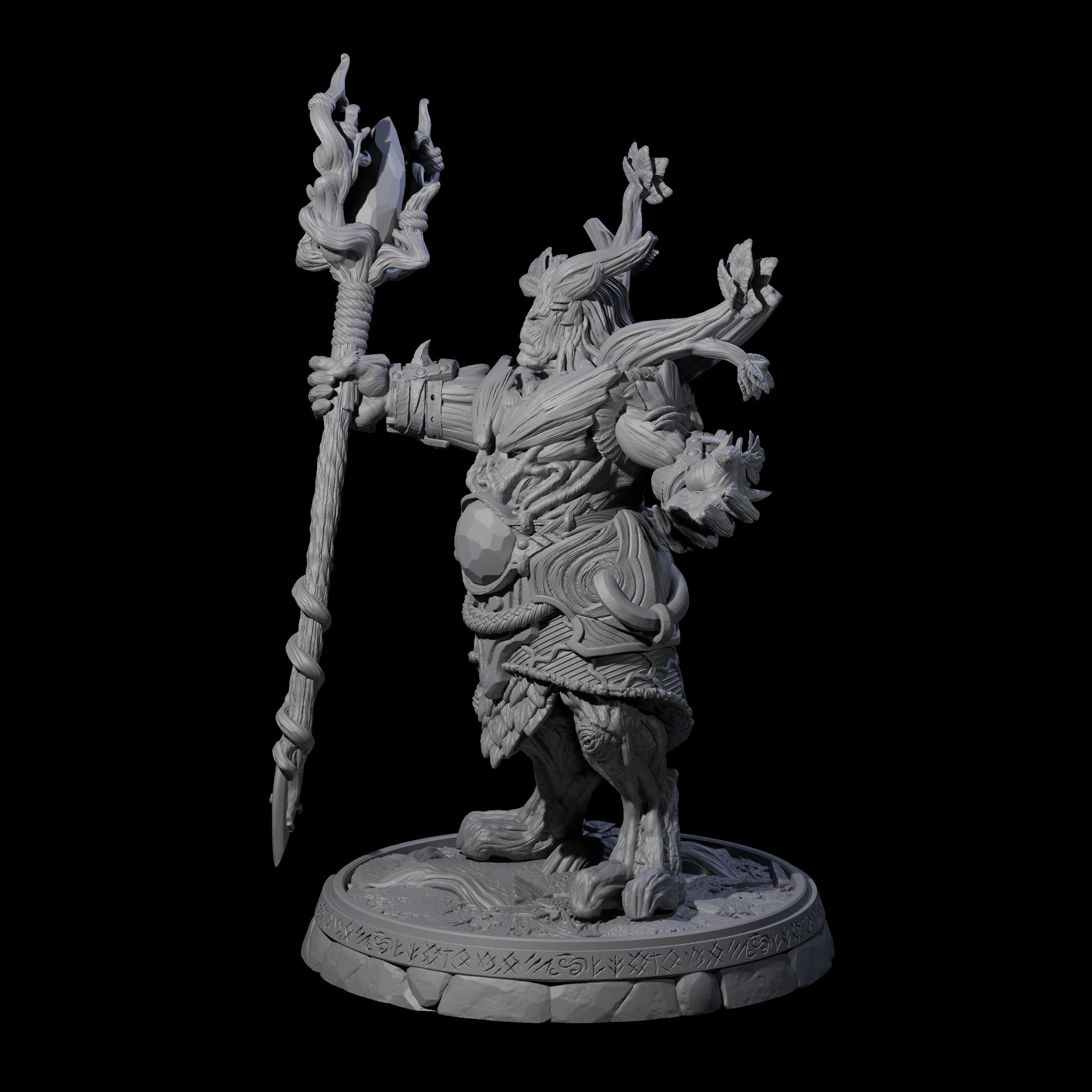 Hulking Treant Protector D Miniature for Dungeons and Dragons, Pathfinder or other TTRPGs