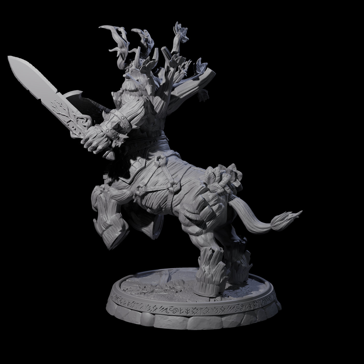 Hulking Treant Protector E Miniature for Dungeons and Dragons, Pathfinder or other TTRPGs