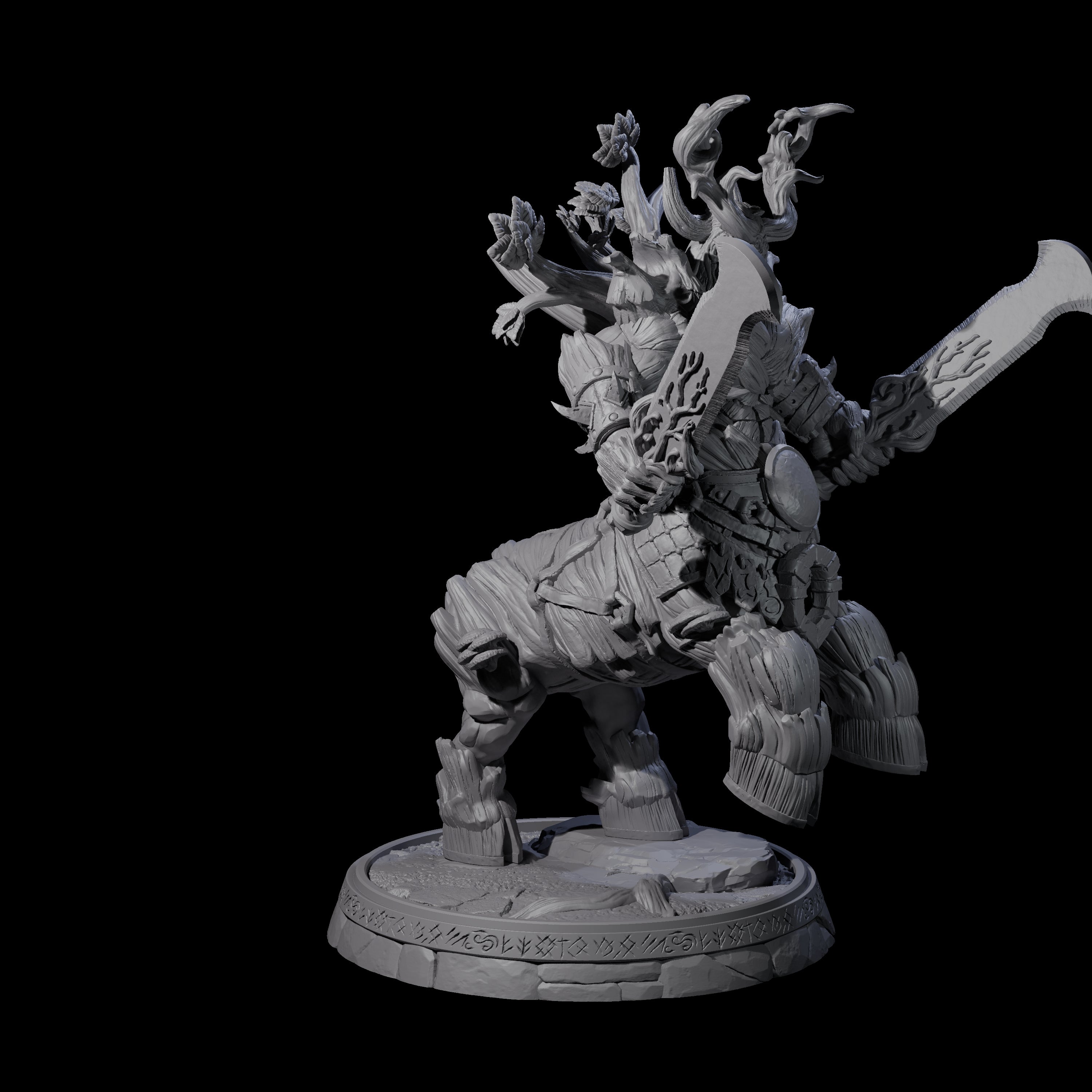 Hulking Treant Protector F Miniature for Dungeons and Dragons, Pathfinder or other TTRPGs