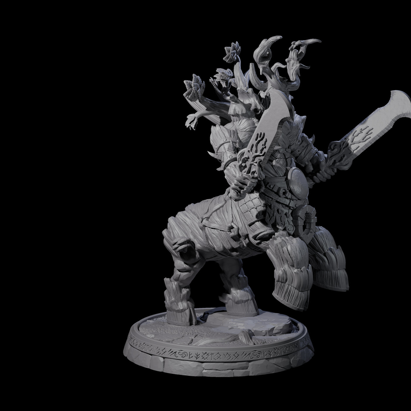 Hulking Treant Protector F Miniature for Dungeons and Dragons, Pathfinder or other TTRPGs