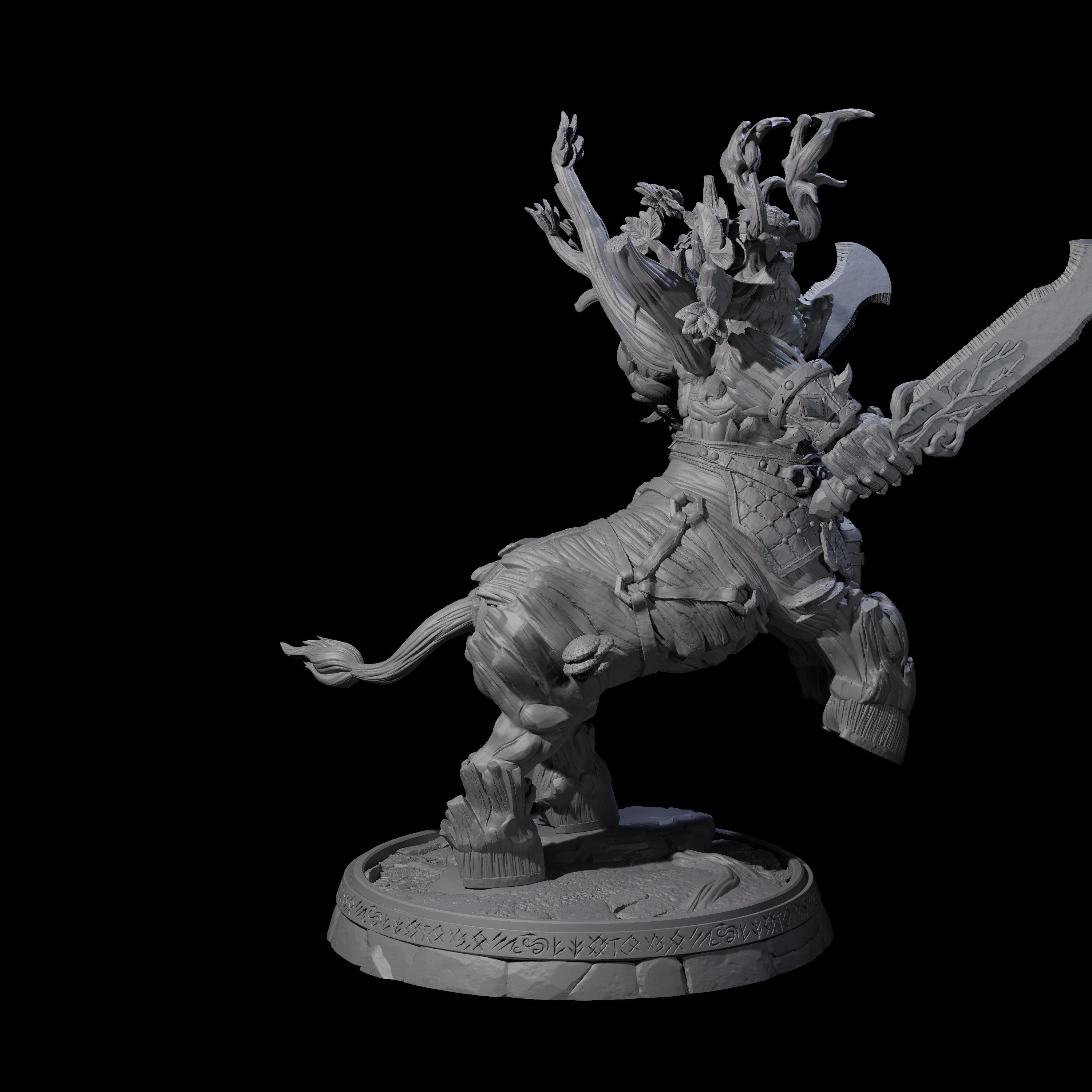 Hulking Treant Protector F Miniature for Dungeons and Dragons, Pathfinder or other TTRPGs