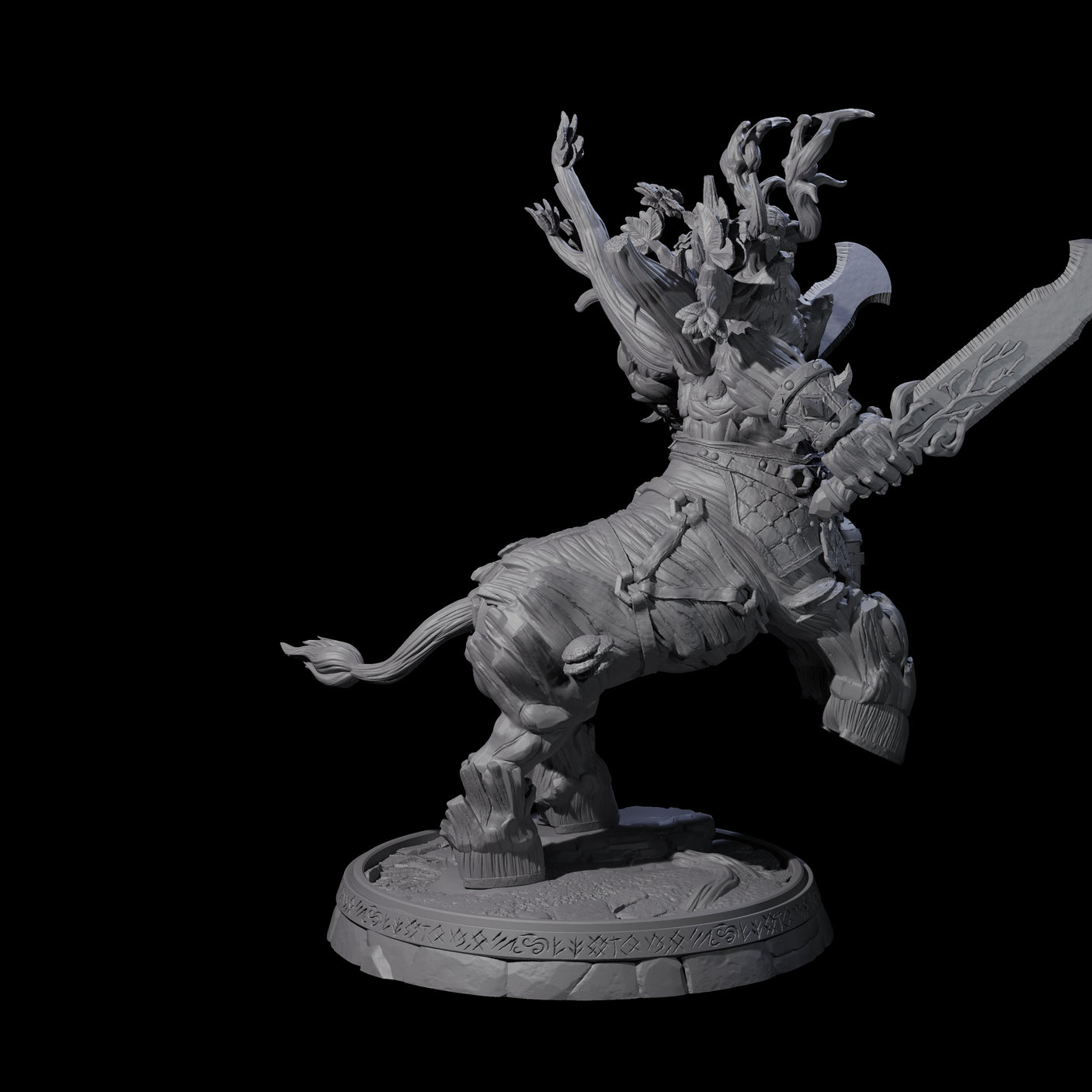 Hulking Treant Protector F Miniature for Dungeons and Dragons, Pathfinder or other TTRPGs