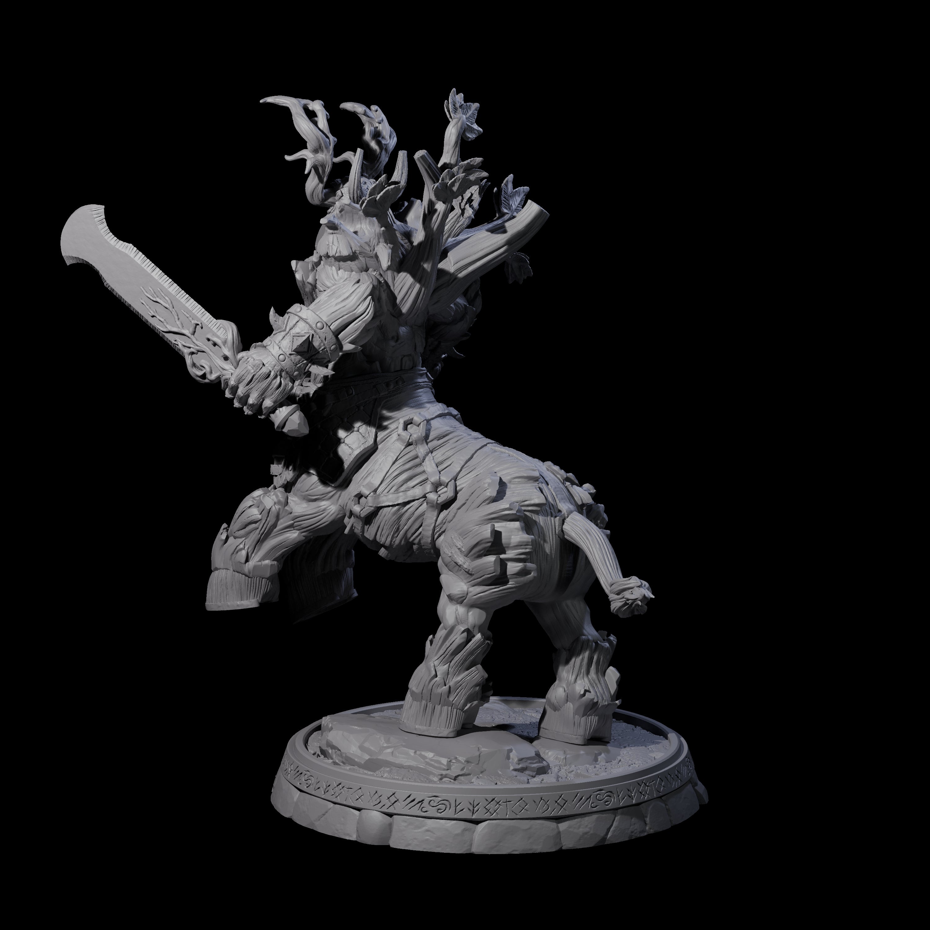 Hulking Treant Protector F Miniature for Dungeons and Dragons, Pathfinder or other TTRPGs