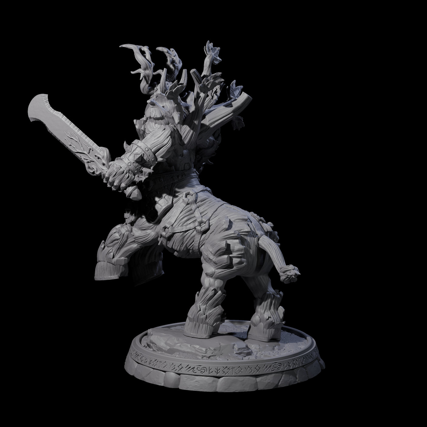 Hulking Treant Protector F Miniature for Dungeons and Dragons, Pathfinder or other TTRPGs