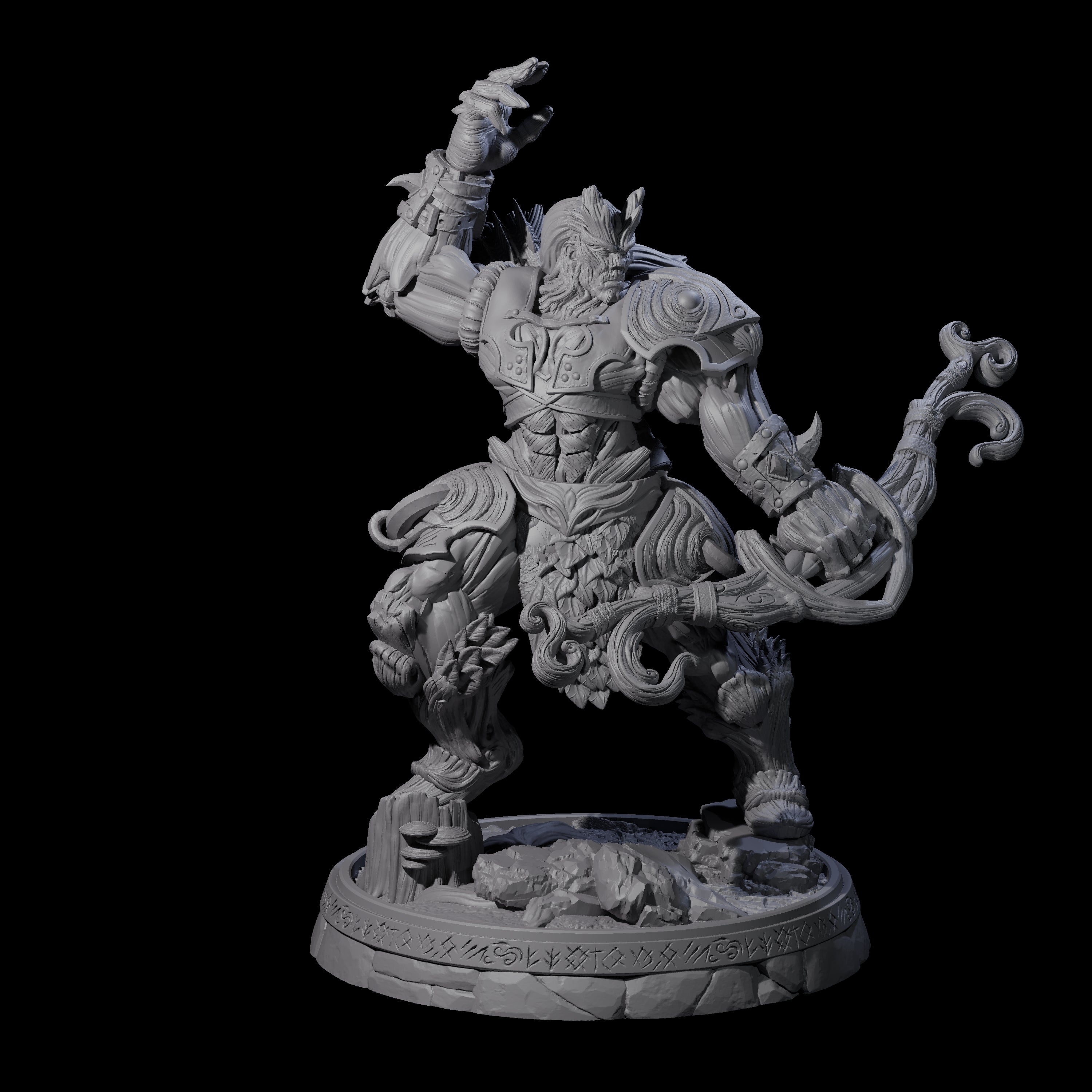 Hulking Treant Protector H Miniature for Dungeons and Dragons, Pathfinder or other TTRPGs