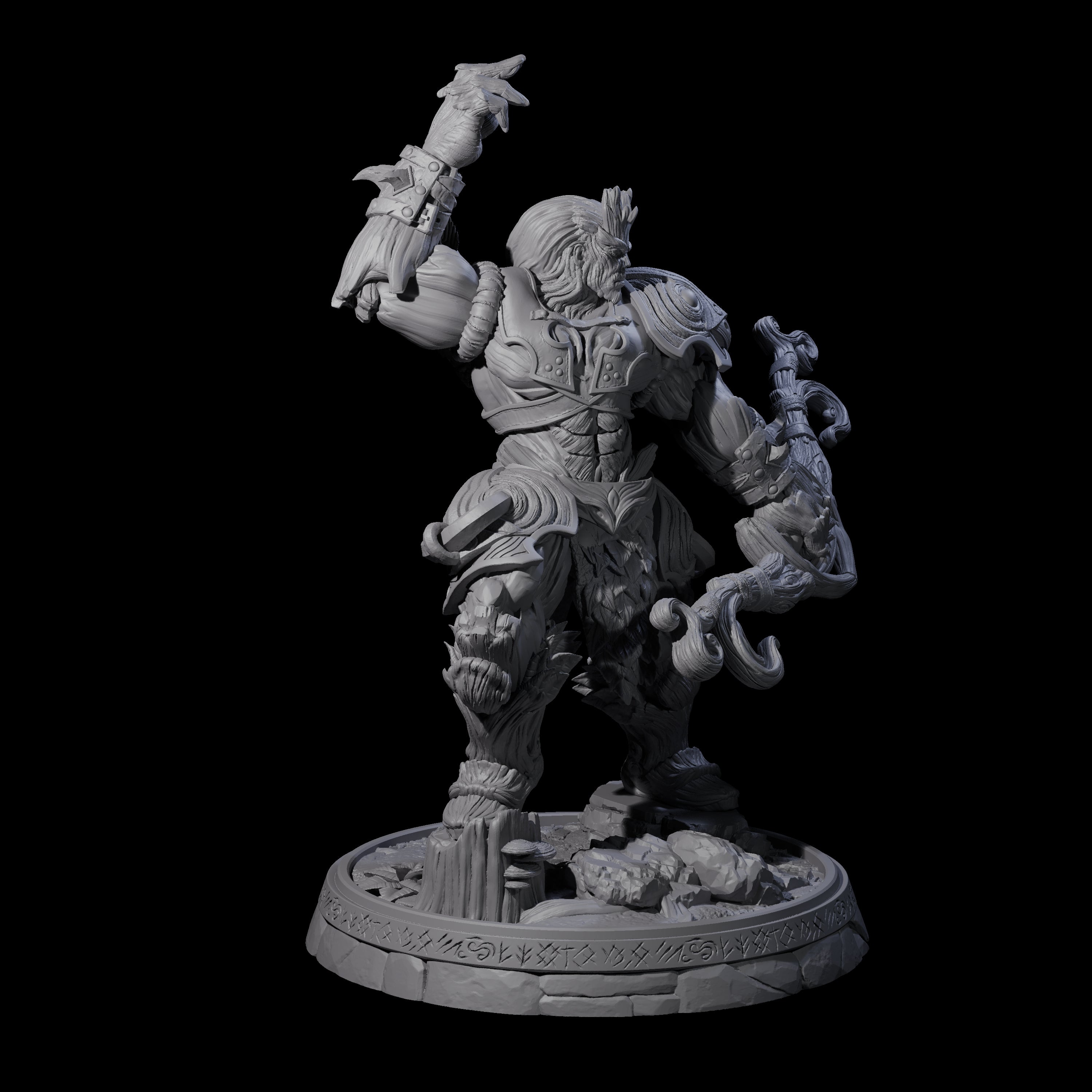Hulking Treant Protector H Miniature for Dungeons and Dragons, Pathfinder or other TTRPGs