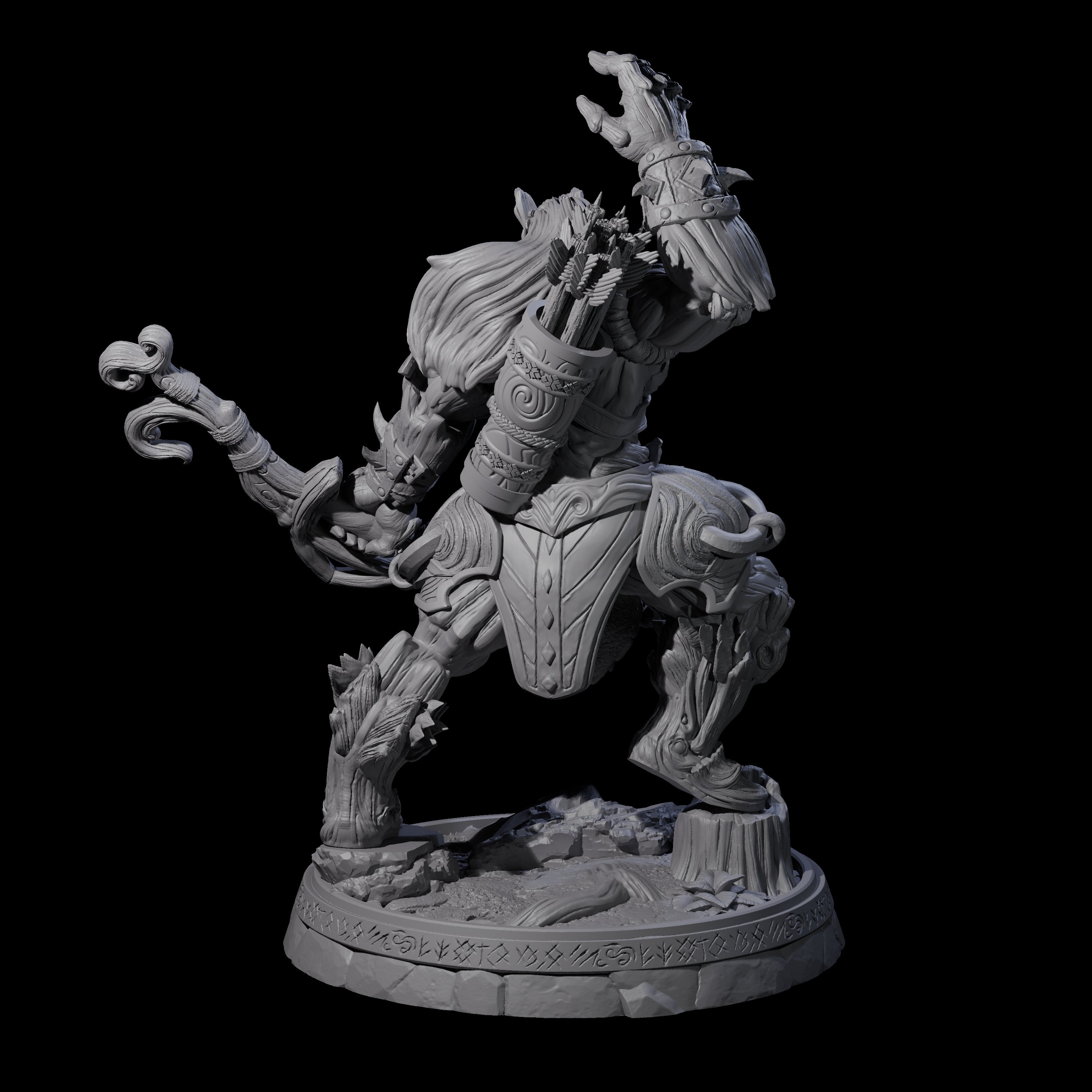 Hulking Treant Protector H Miniature for Dungeons and Dragons, Pathfinder or other TTRPGs