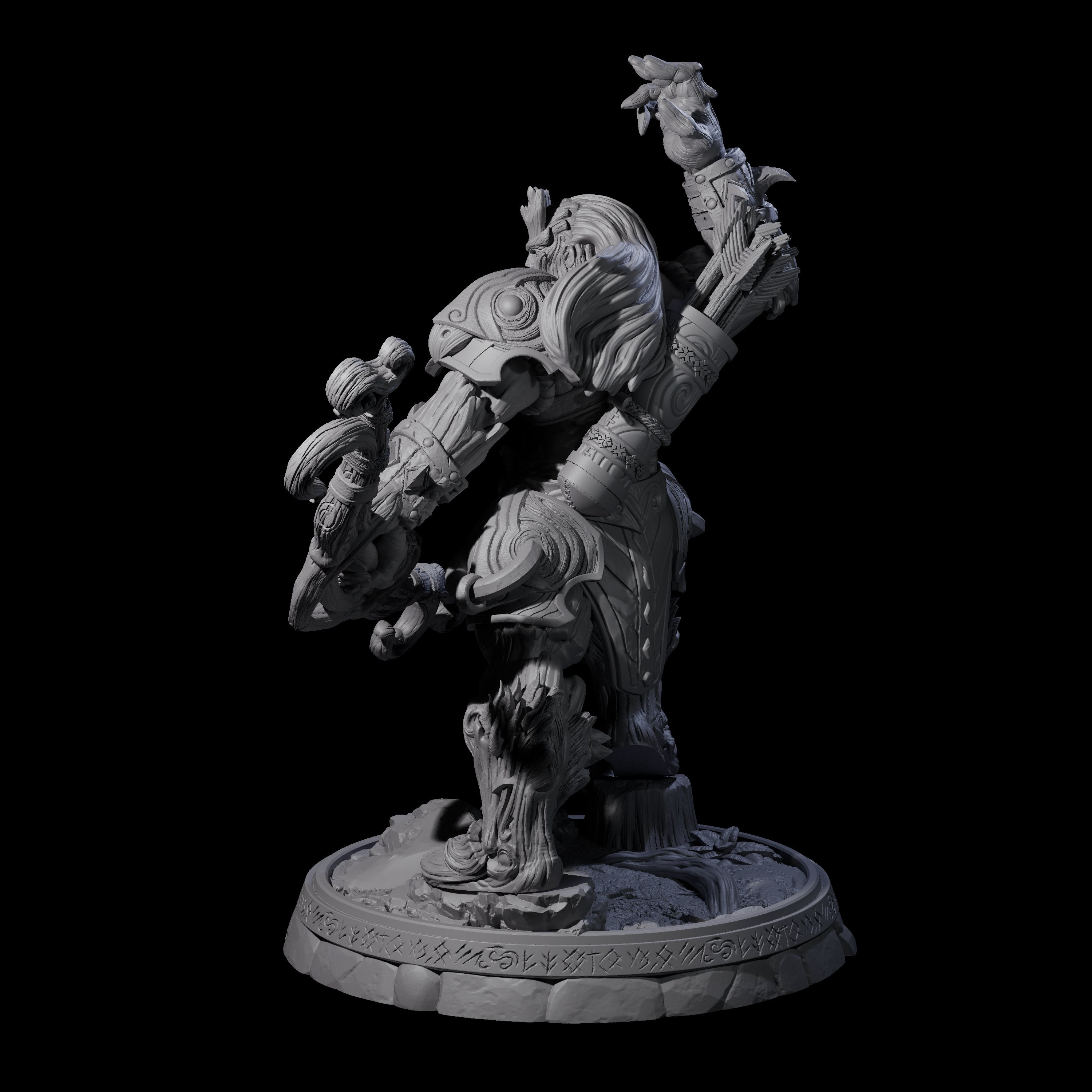 Hulking Treant Protector H Miniature for Dungeons and Dragons, Pathfinder or other TTRPGs