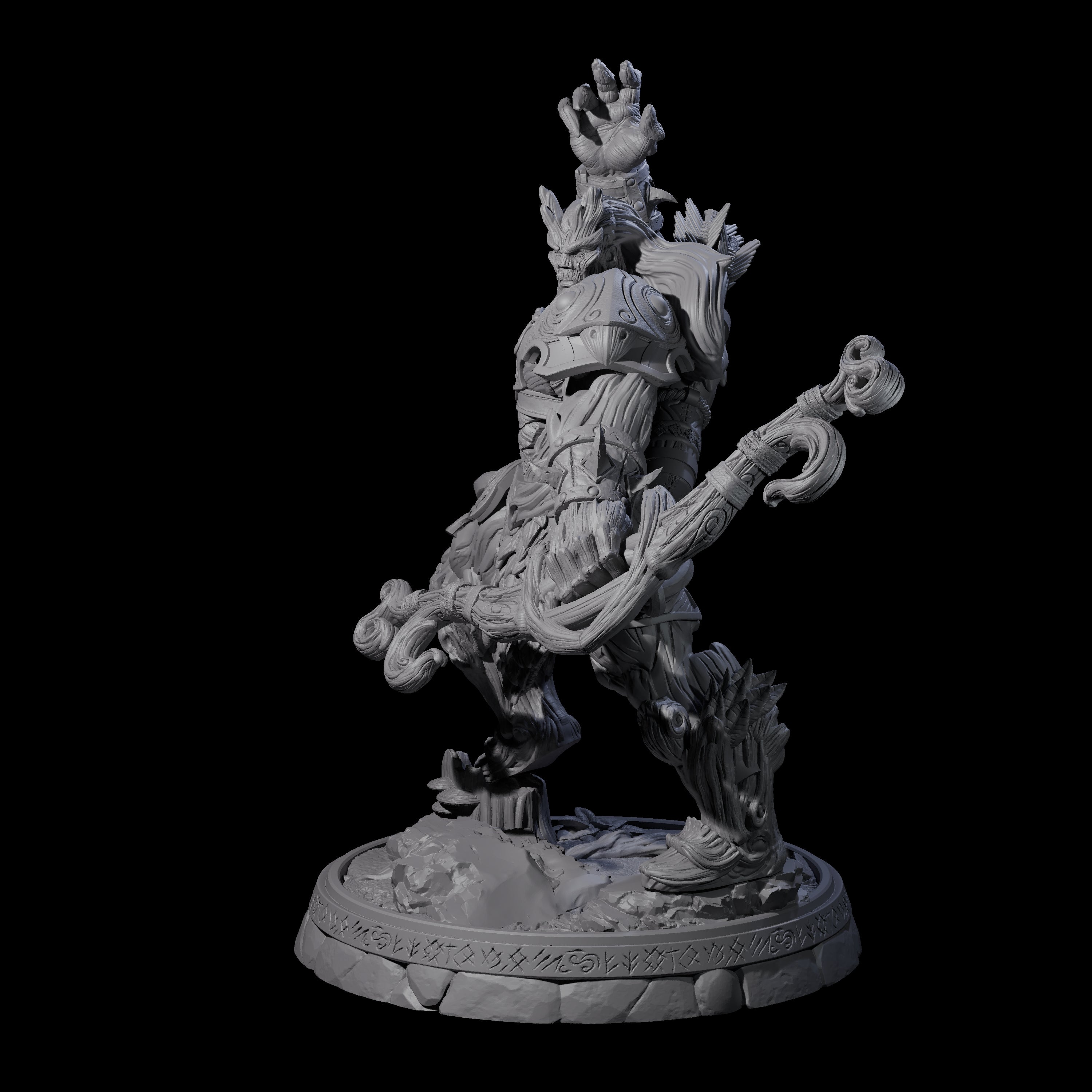 Hulking Treant Protector H Miniature for Dungeons and Dragons, Pathfinder or other TTRPGs