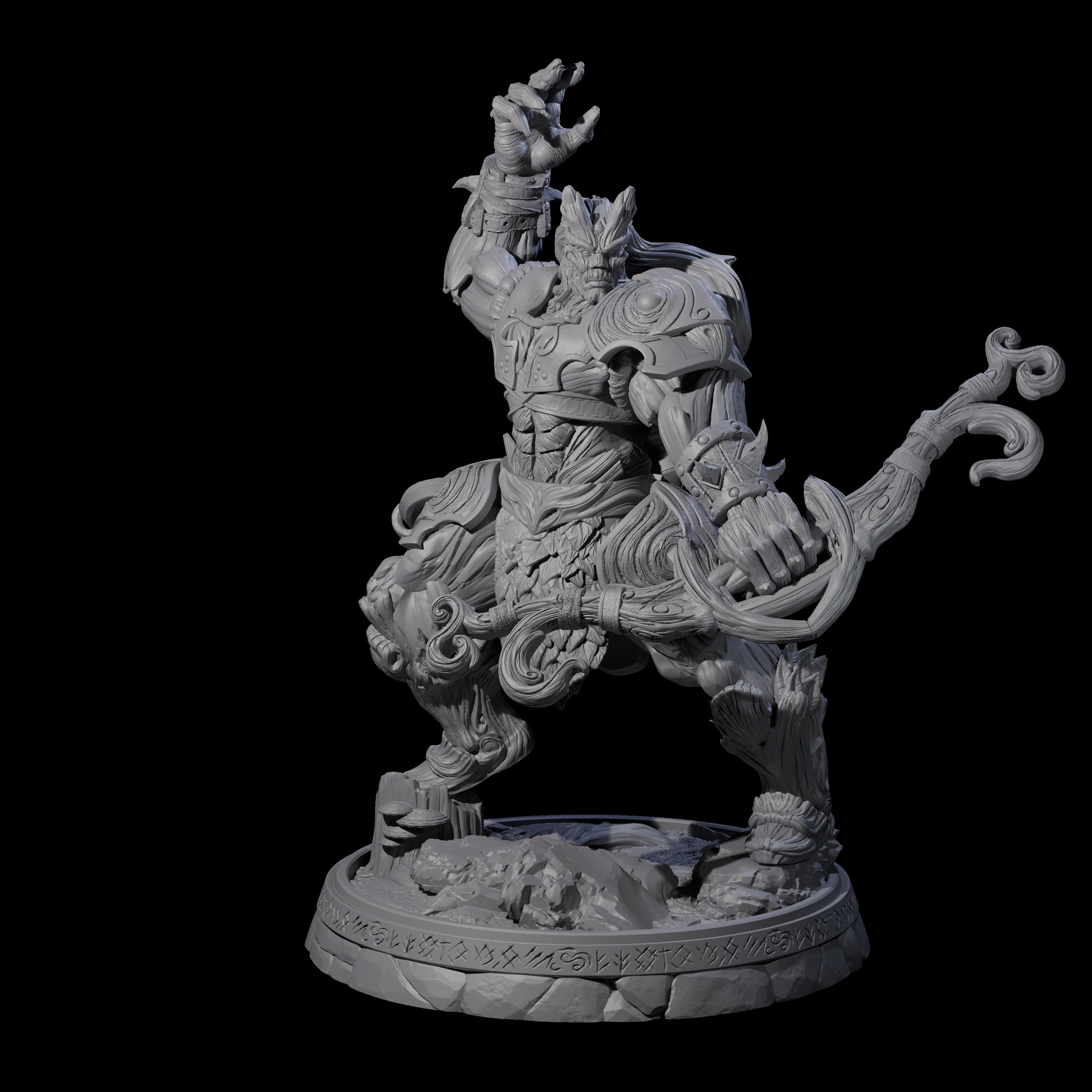 Hulking Treant Protector H Miniature for Dungeons and Dragons, Pathfinder or other TTRPGs