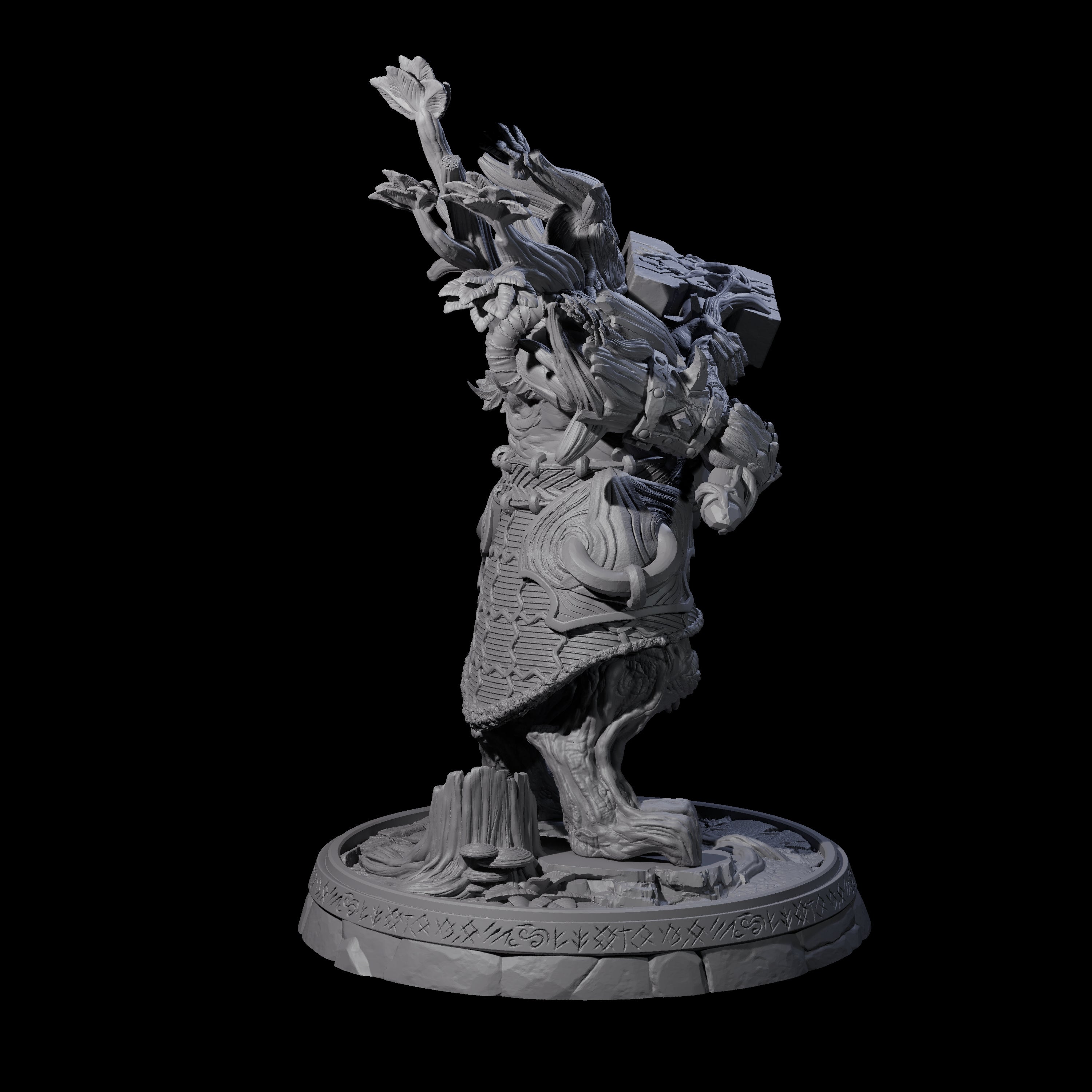 Hulking Treant Protector J Miniature for Dungeons and Dragons, Pathfinder or other TTRPGs