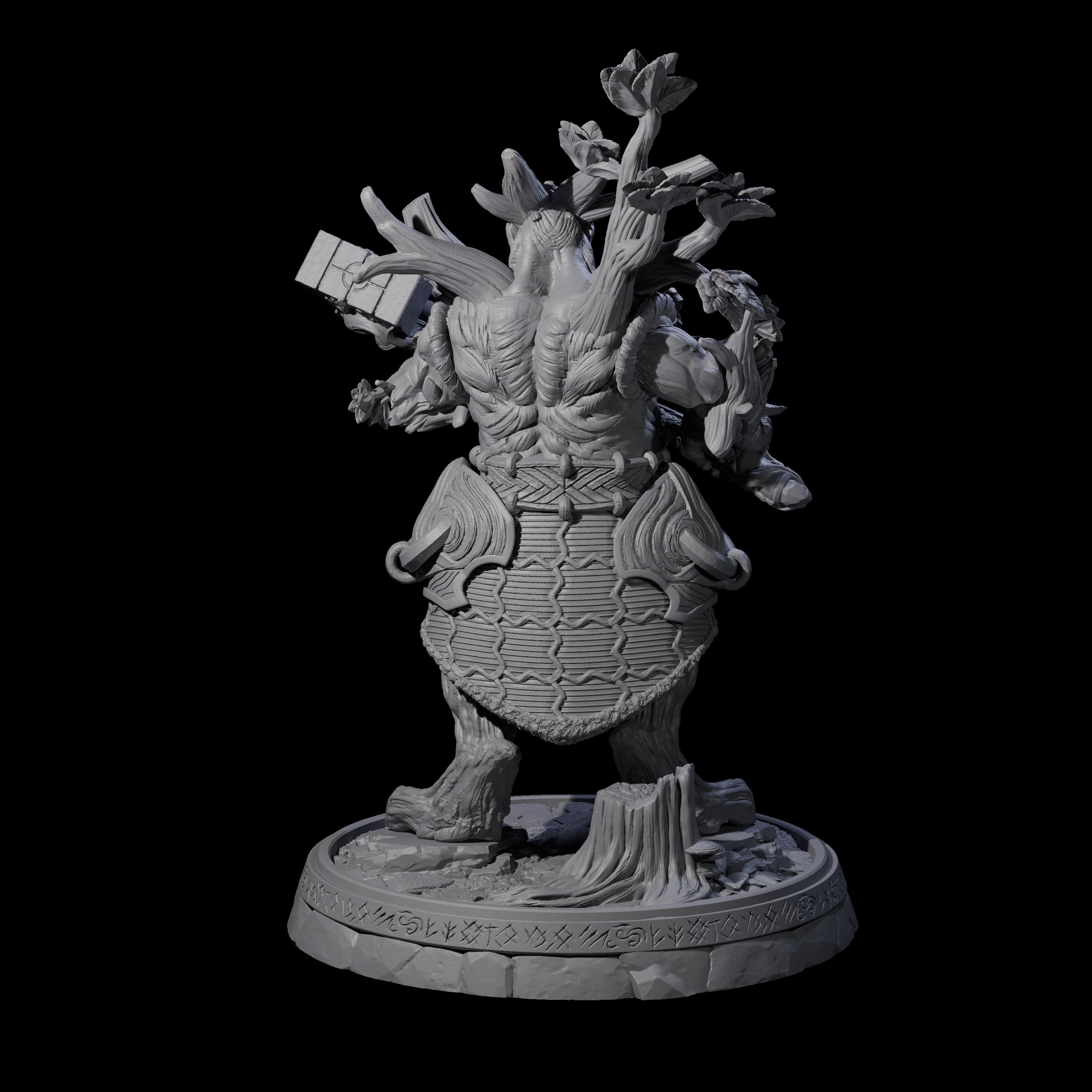 Hulking Treant Protector J Miniature for Dungeons and Dragons, Pathfinder or other TTRPGs