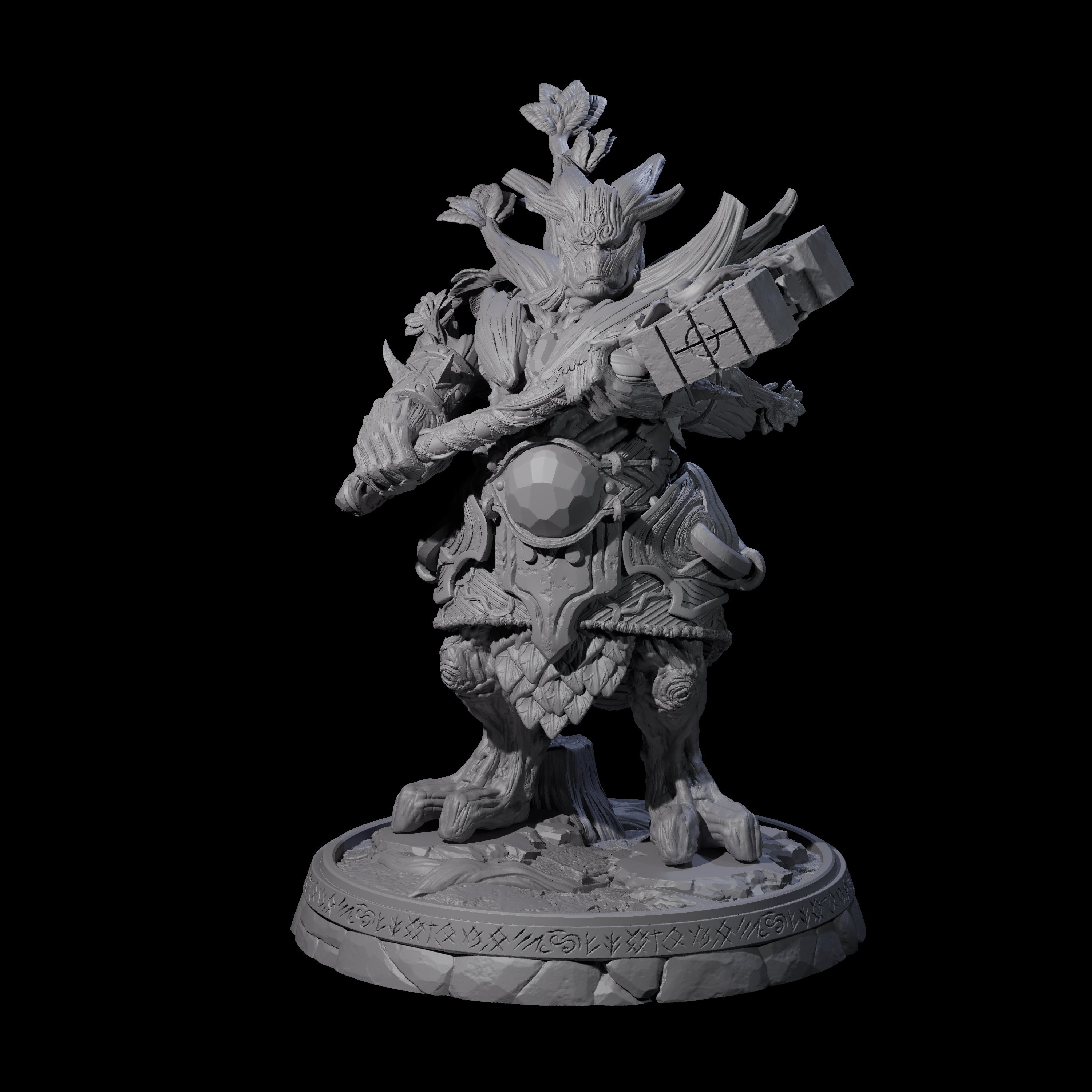 Hulking Treant Protector J Miniature for Dungeons and Dragons, Pathfinder or other TTRPGs