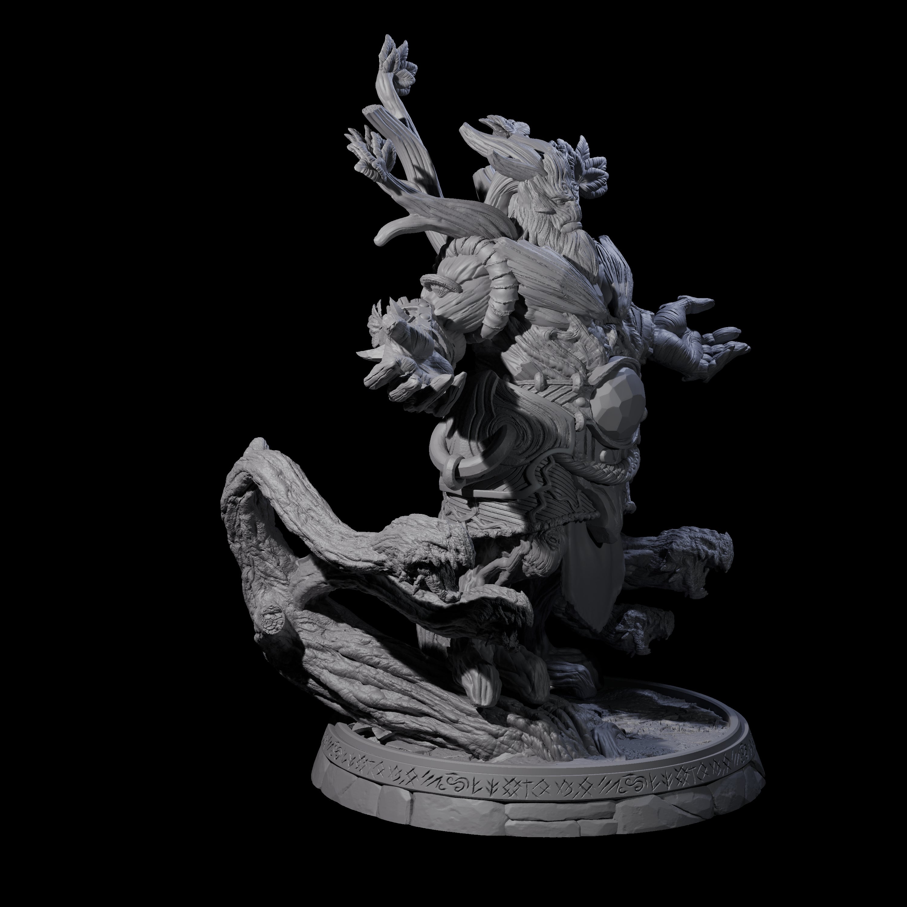 Hulking Treant Protector K Miniature for Dungeons and Dragons, Pathfinder or other TTRPGs