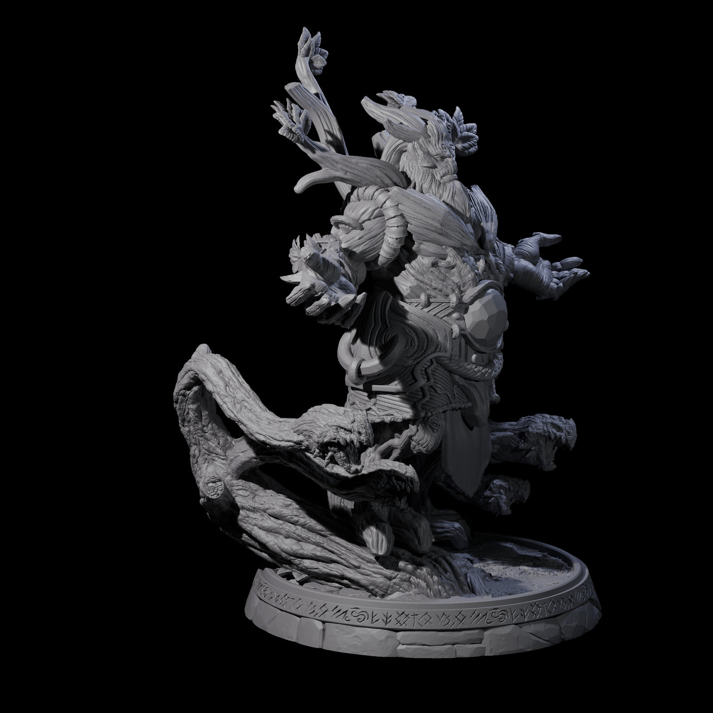 Hulking Treant Protector K Miniature for Dungeons and Dragons, Pathfinder or other TTRPGs