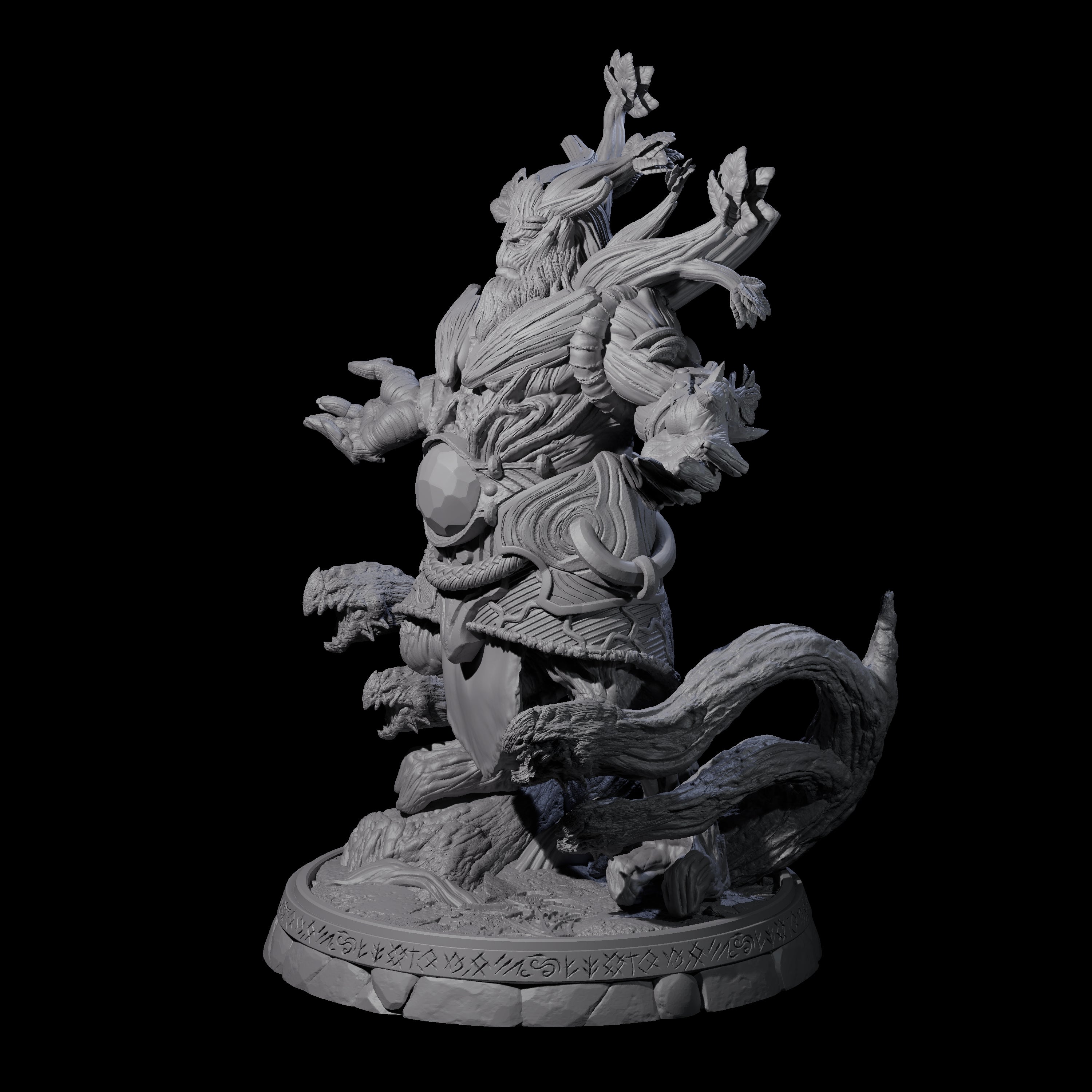 Hulking Treant Protector K Miniature for Dungeons and Dragons, Pathfinder or other TTRPGs