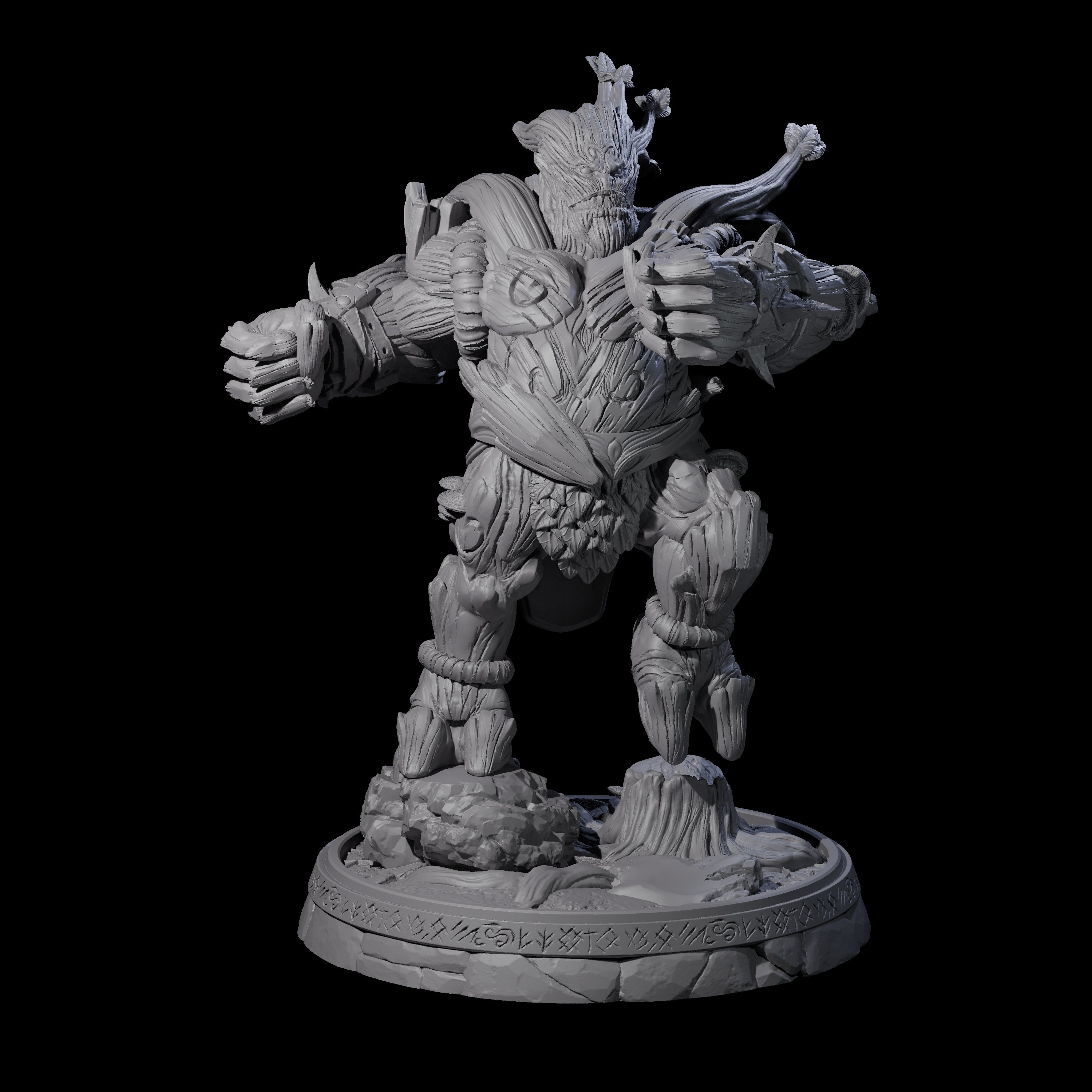 Hulking Treant Protector L Miniature for Dungeons and Dragons, Pathfinder or other TTRPGs