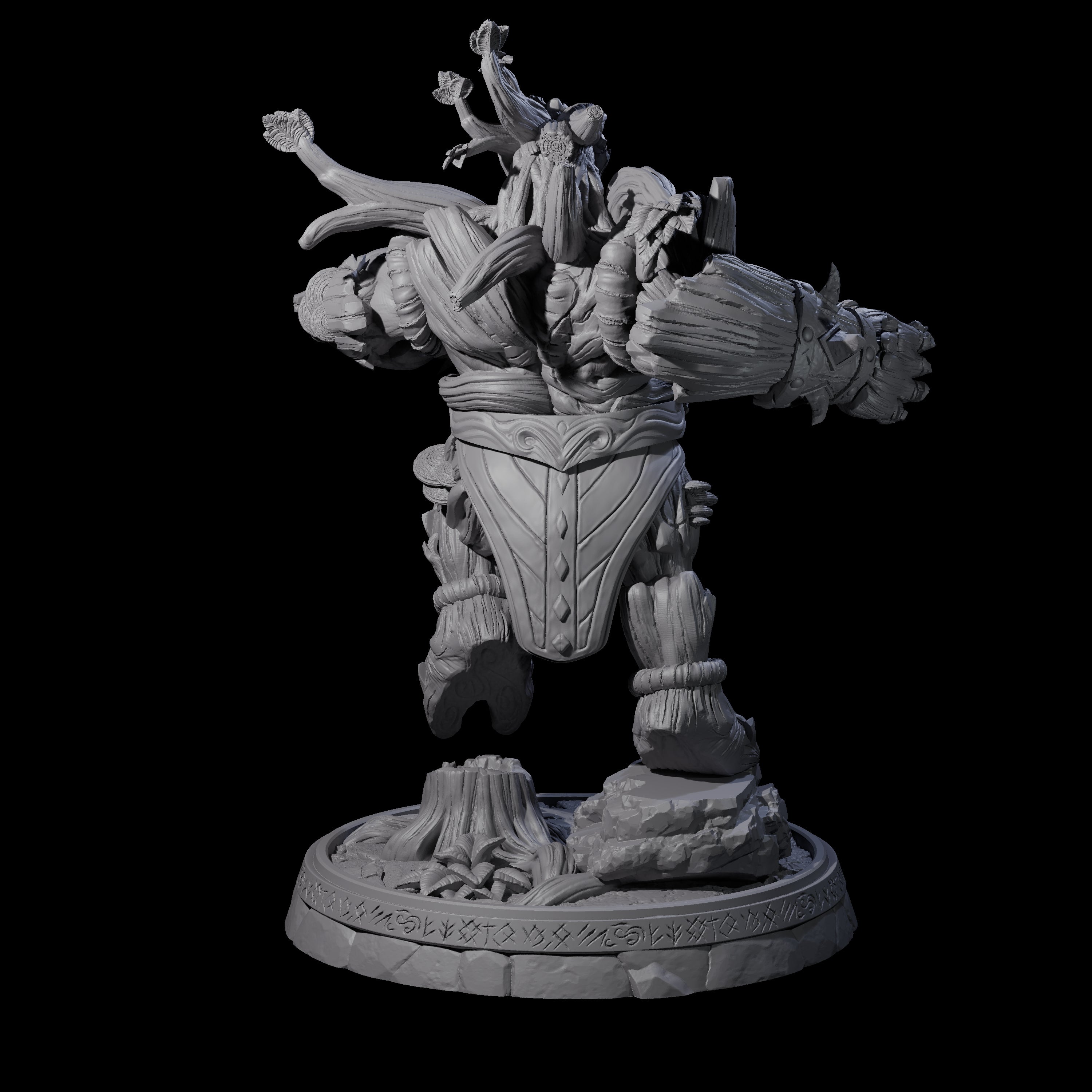 Hulking Treant Protector L Miniature for Dungeons and Dragons, Pathfinder or other TTRPGs