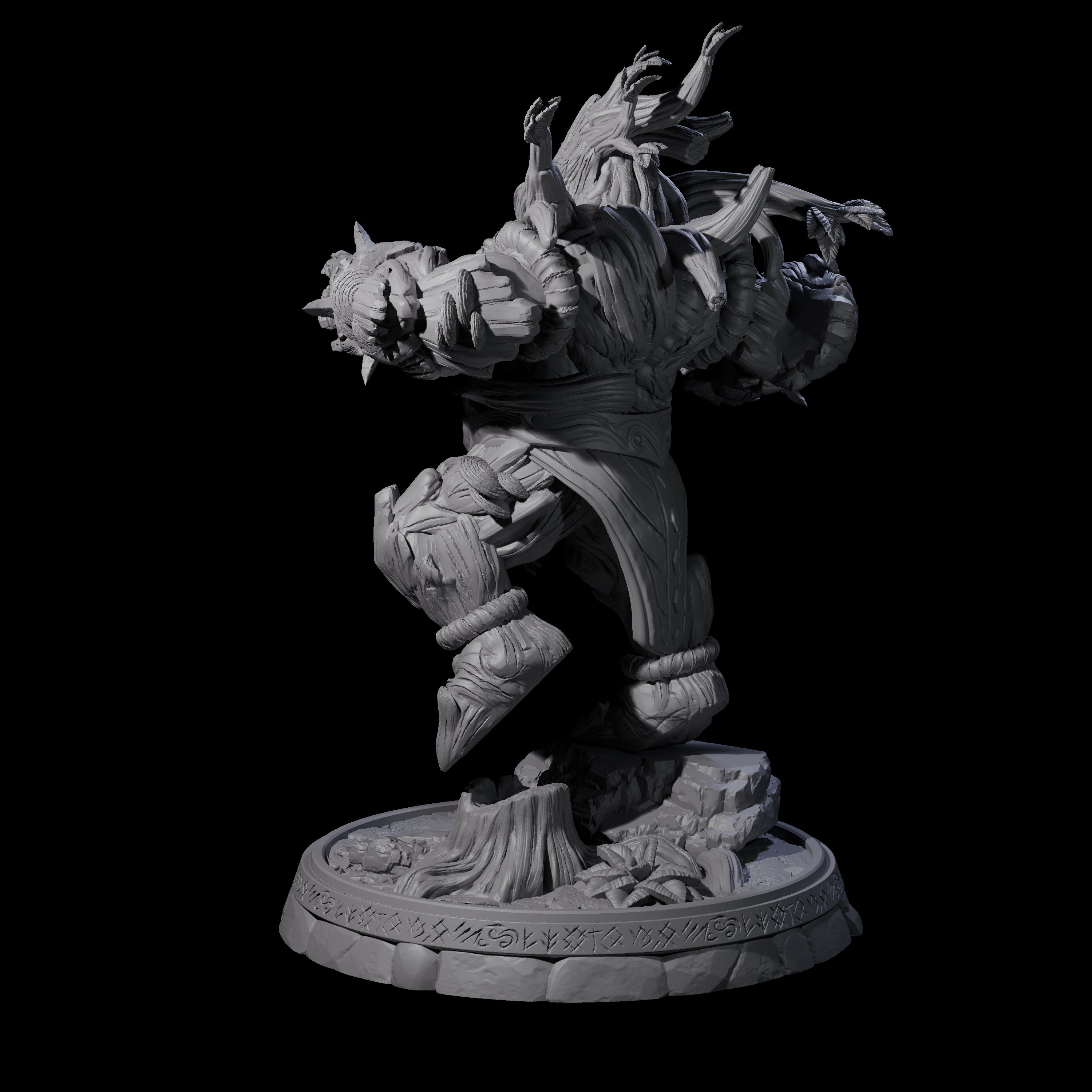 Hulking Treant Protector L Miniature for Dungeons and Dragons, Pathfinder or other TTRPGs